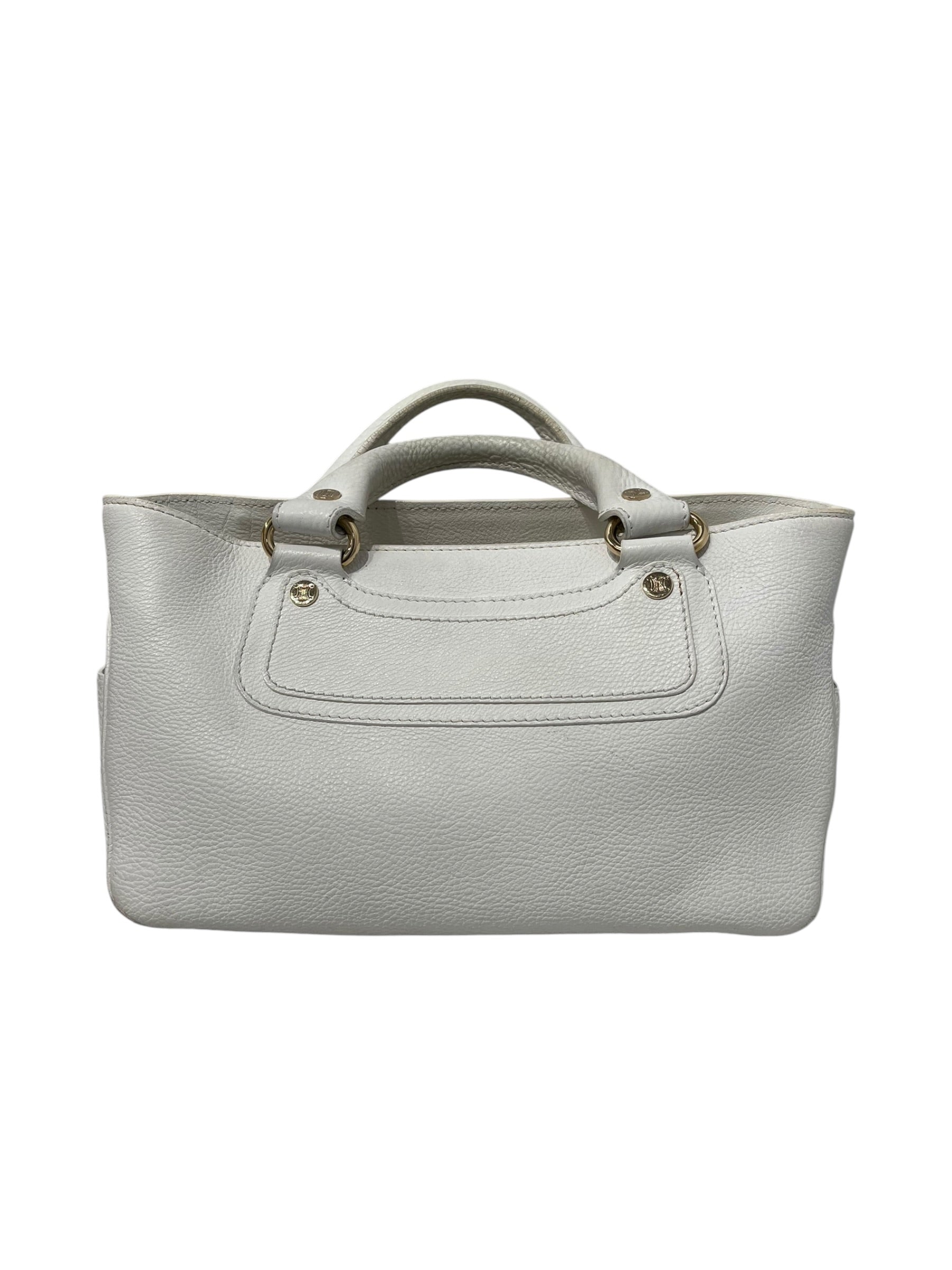 CELINE/Bag/Leather/WHT/BOOGIE BAG GLD HARDWARE view 1