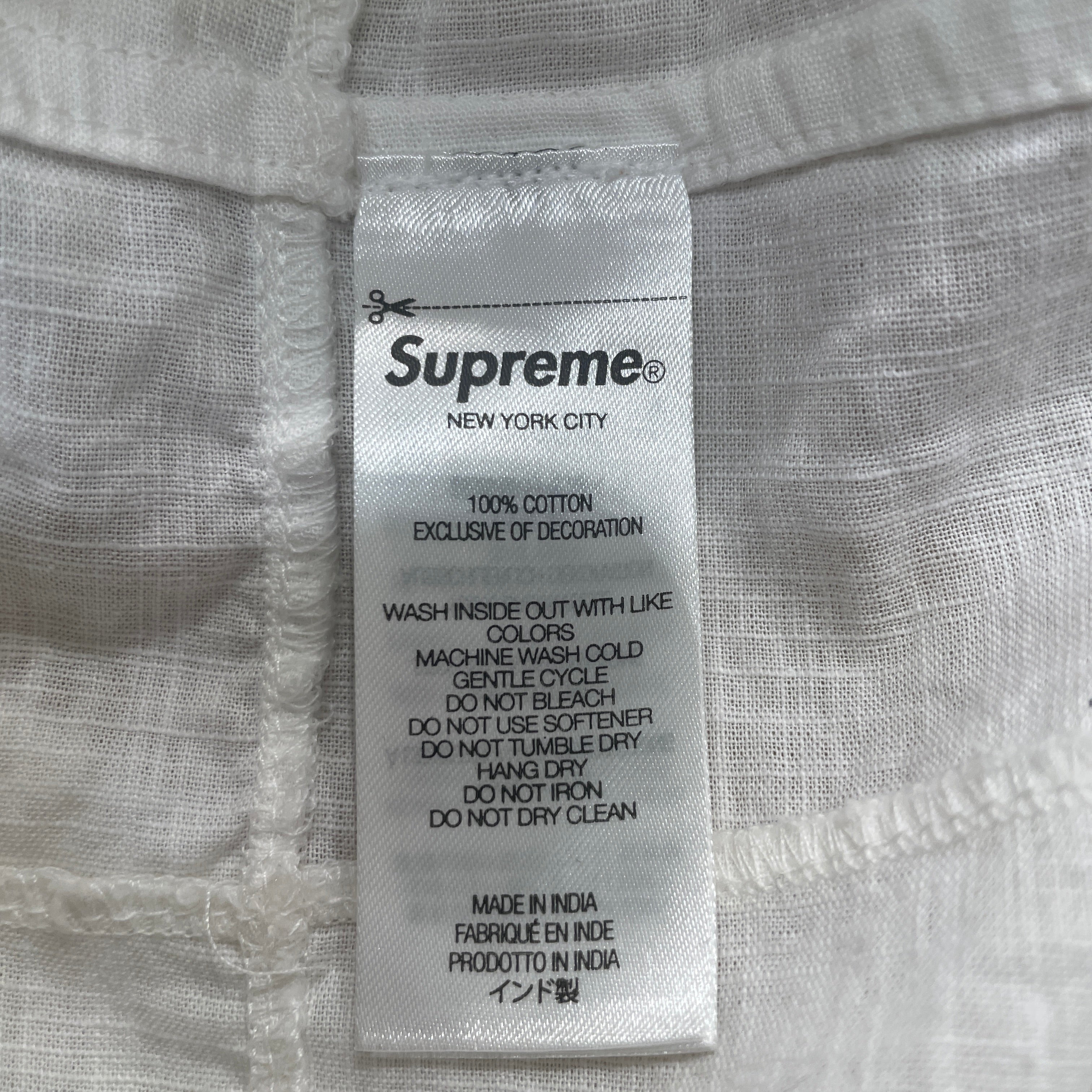 Supreme/SS Shirt/S/Cotton/WHT/GDEH view 4