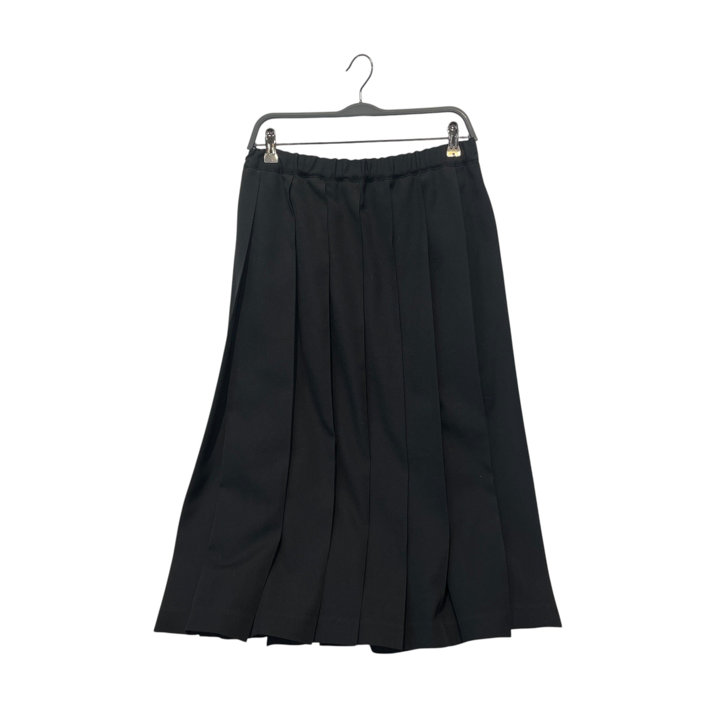 COMME des GARCONS GIRL/Long Skirt/M/Wool/BLK/PLEATED view 1