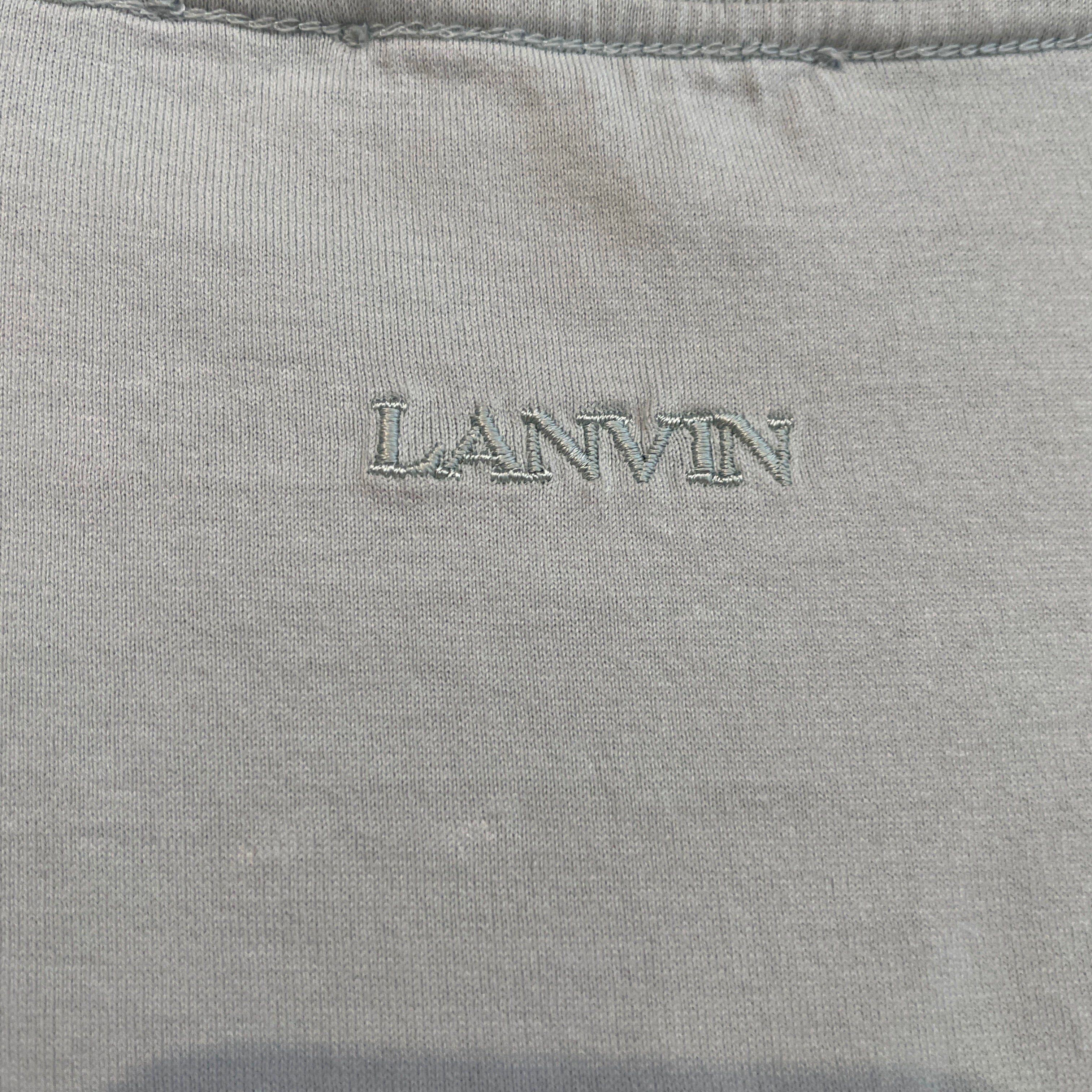 LANVIN/T-Shirt/XS/Cotton/BLU/LANVIN LIGHT BLUE TS view 2