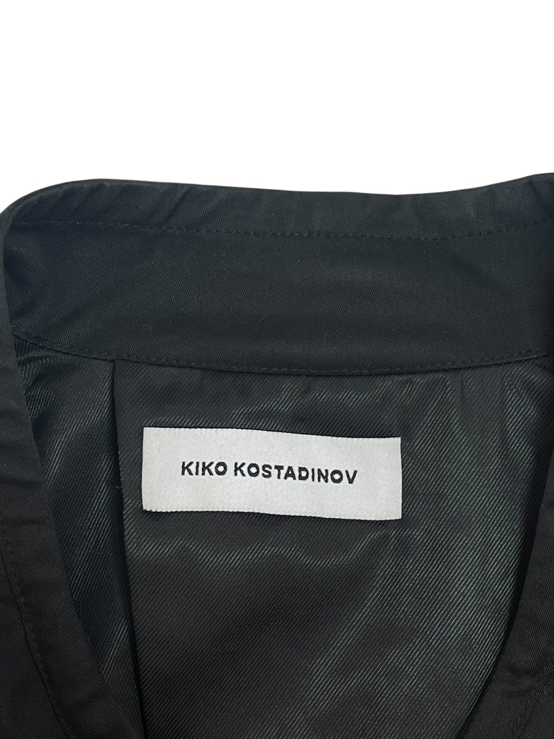 Kiko Kostadinov/Jacket/48/BLK/THIN EMBROIDERED WITH BLUE SLE