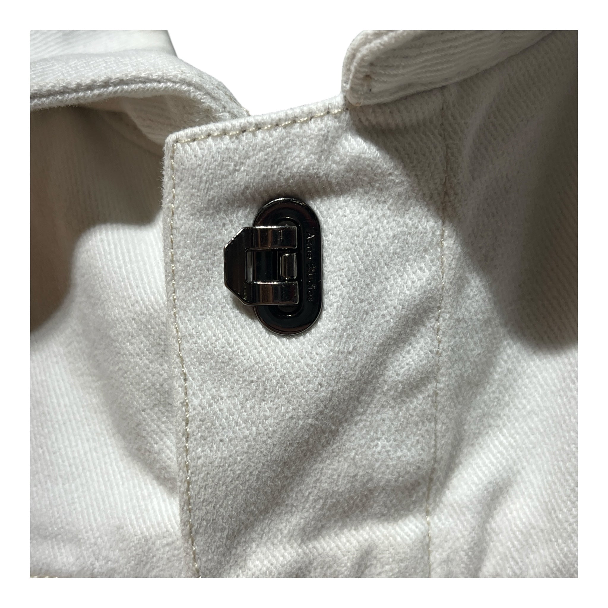 Acne Studios/Denim Jkt/52/Cotton/WHT/magnite twill work jacket view 8
