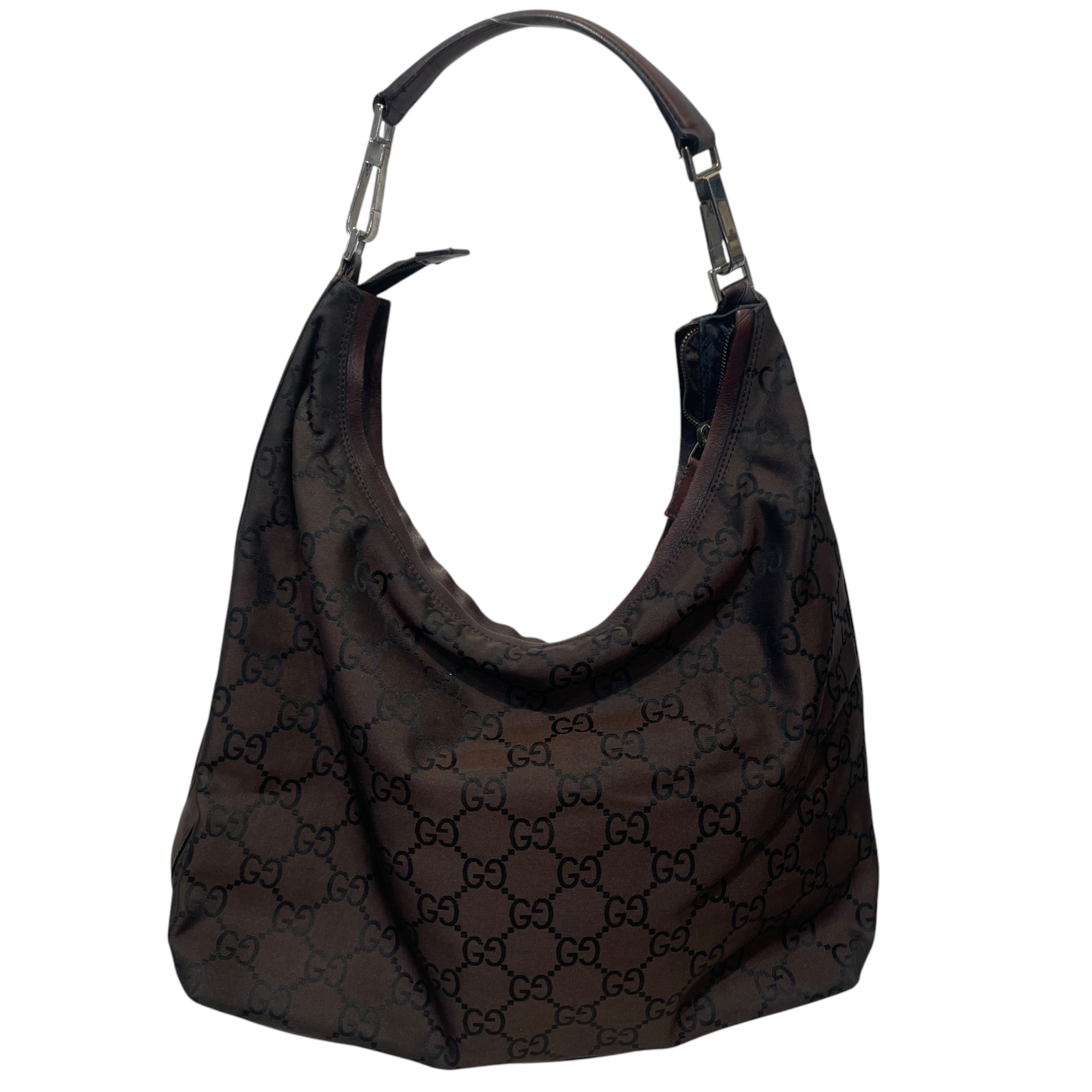 GUCCI/Bag/Monogram/Nylon/BRW/GG HOBO XL view 2