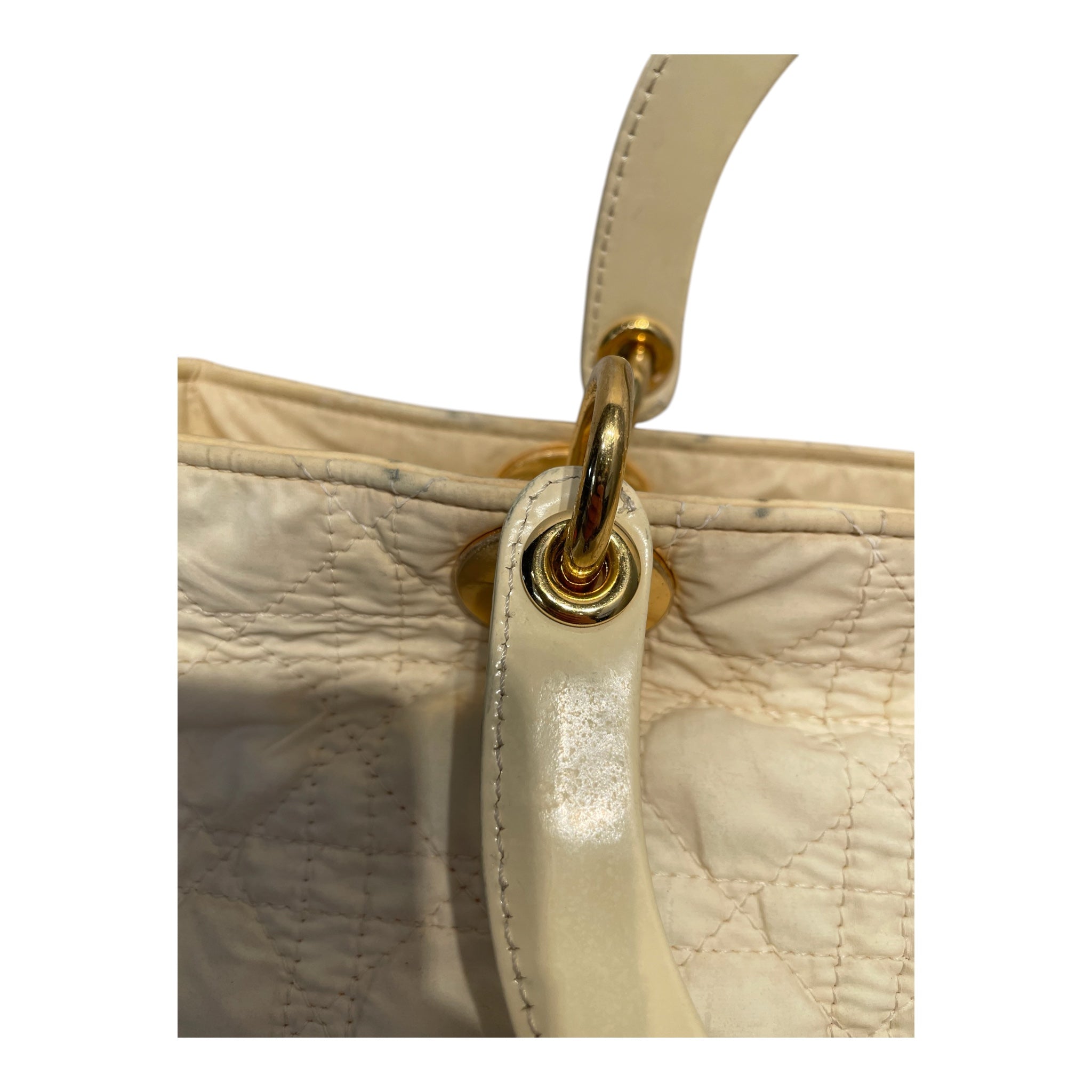 Christian Dior/Tote Bag/Nylon/WHT/Lady Dior view 9
