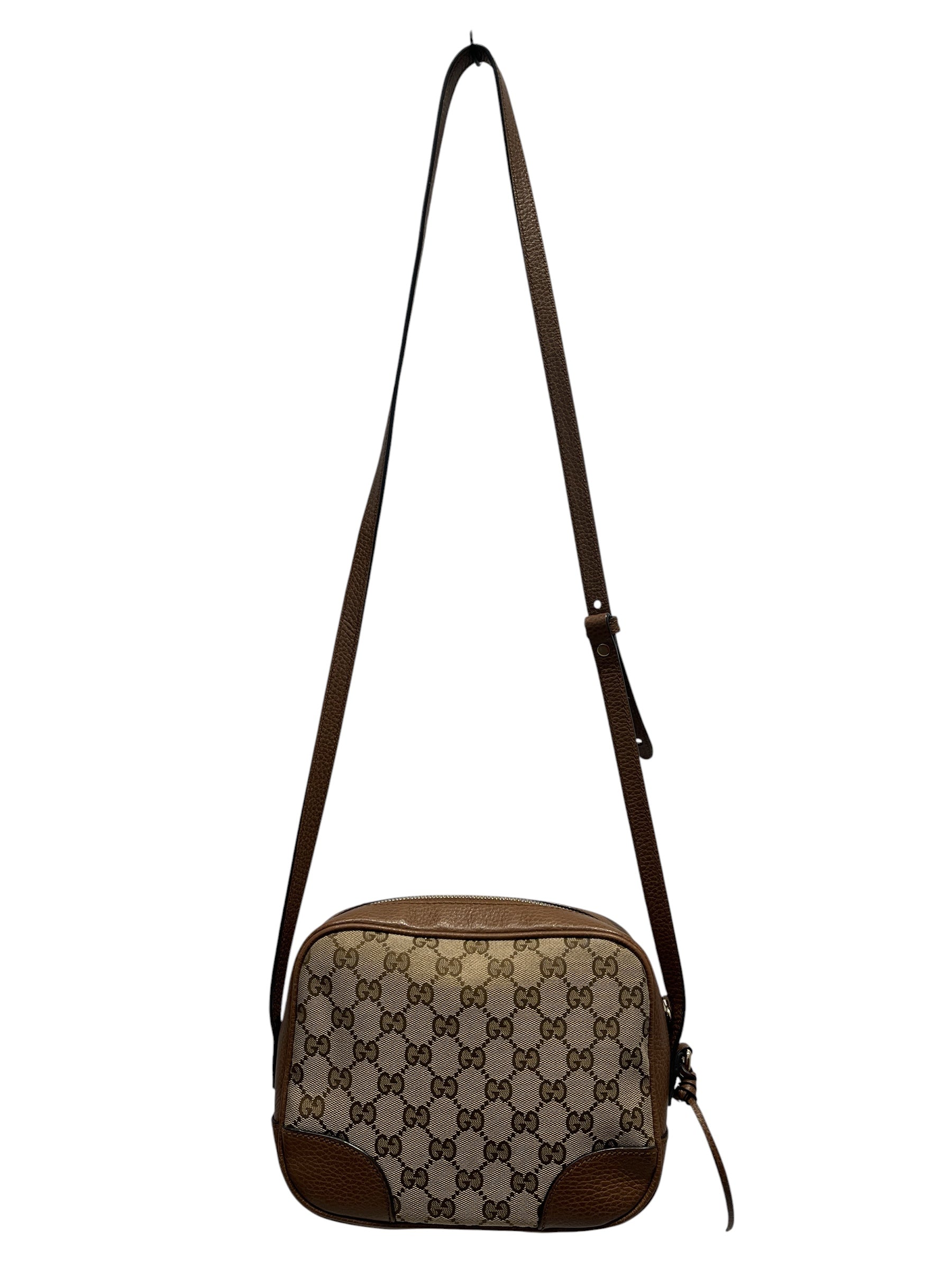 GUCCI/Cross Body Bag/Monogram/CML/GG Canvas bree mini view 2