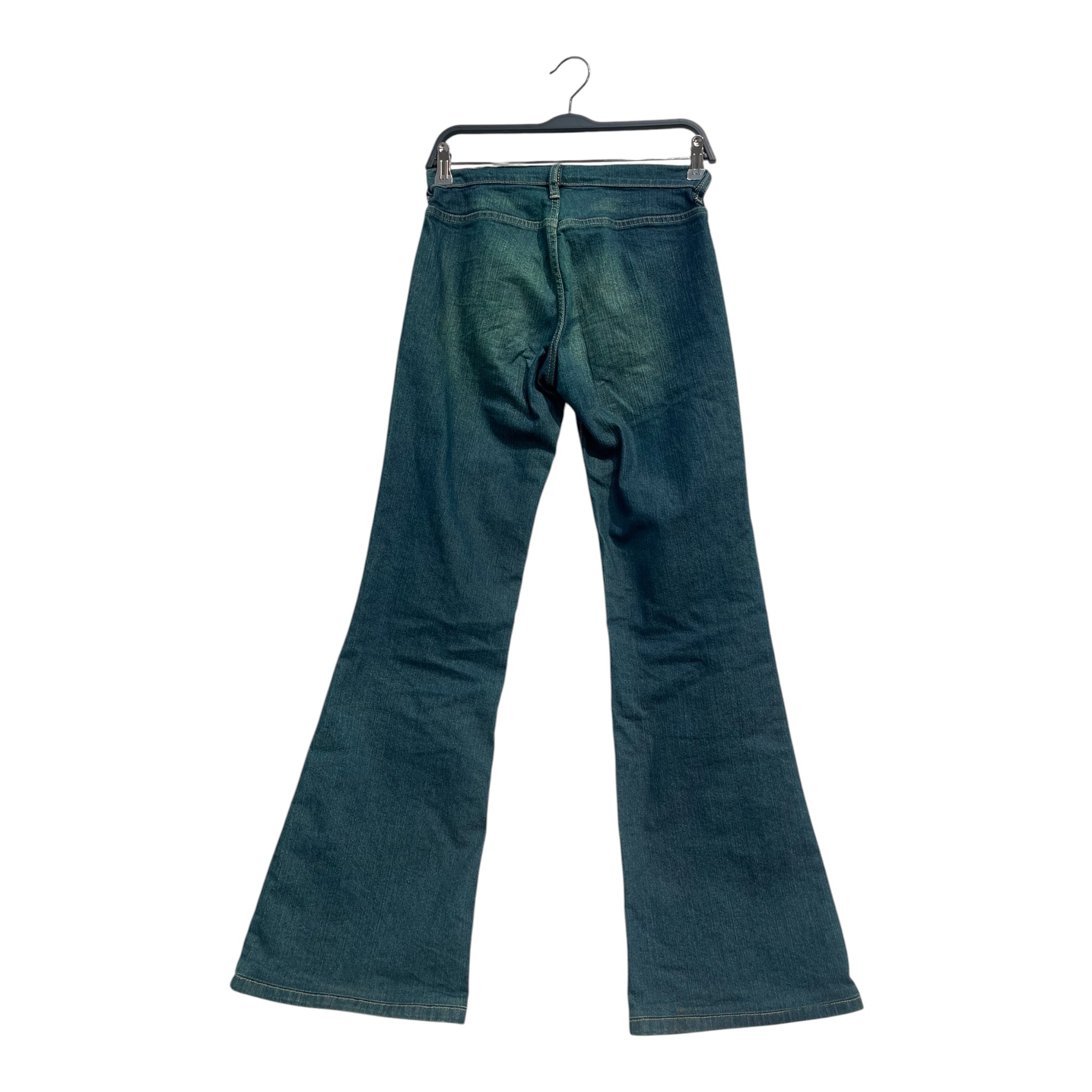 DIESEL/Bootcut Pants/26/Cotton/BLU/BLUE GREEN WASH BOOTCUT PANTS view 3