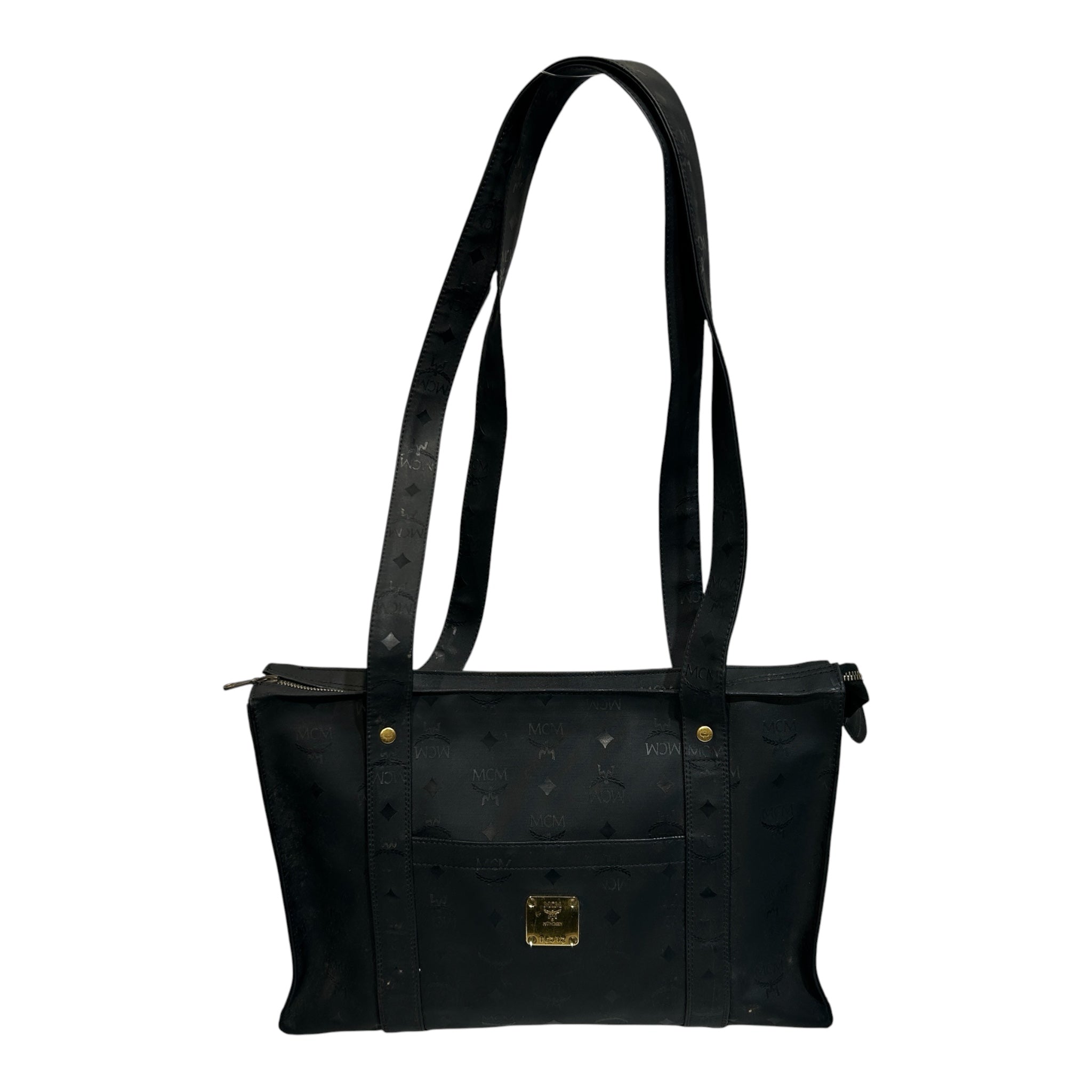 MCM/Bag/Monogram/Nylon/BLK/VINTAGE TOTE view 1