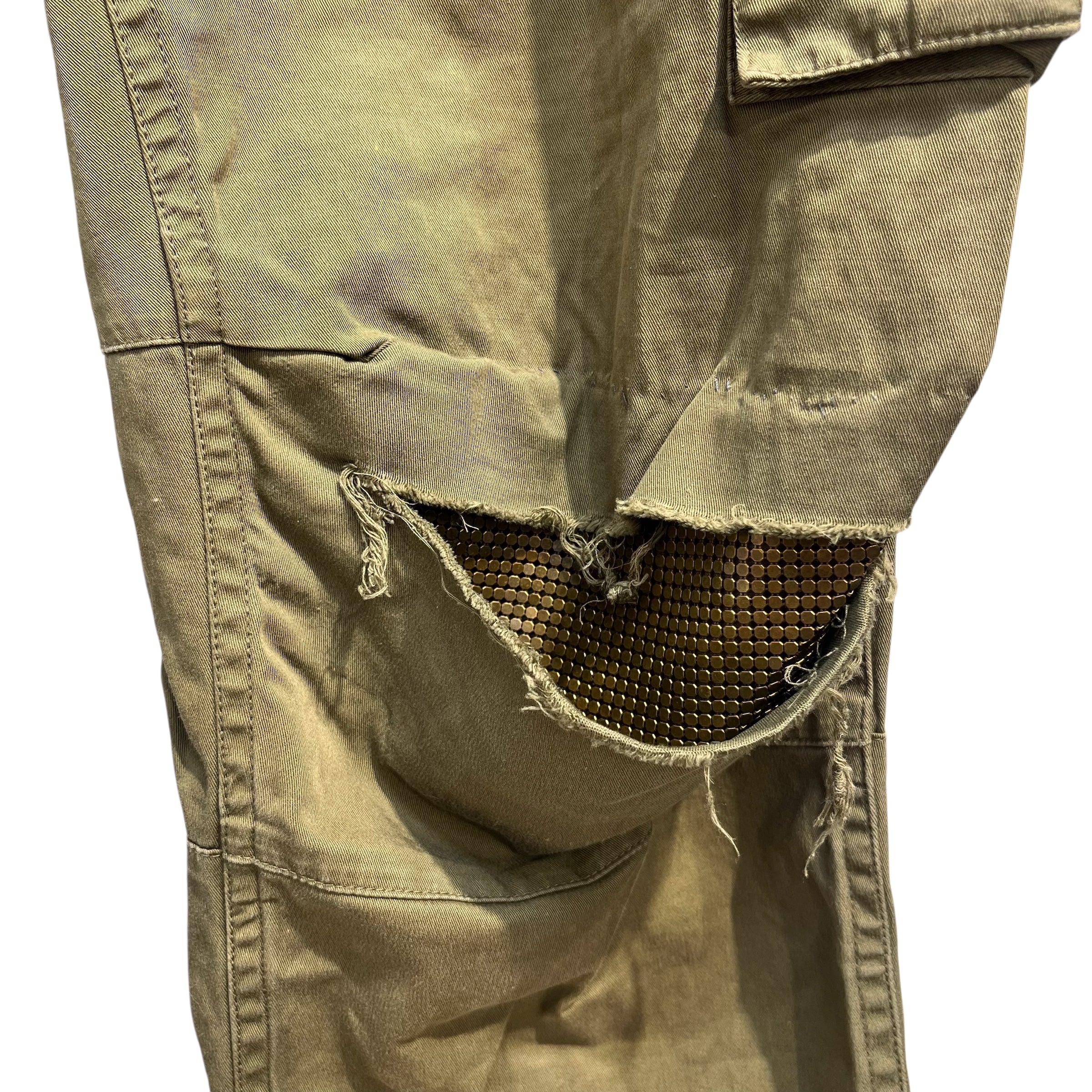 BALMAIN/Bottoms/40/Cotton/GRN/MILITARY CHAINMAIL CARGO view 5