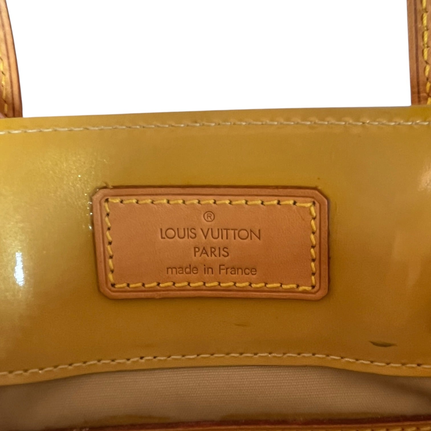 LOUIS VUITTON/Tote Bag/Monogram/Leather/YEL/Reade Monogram view 6
