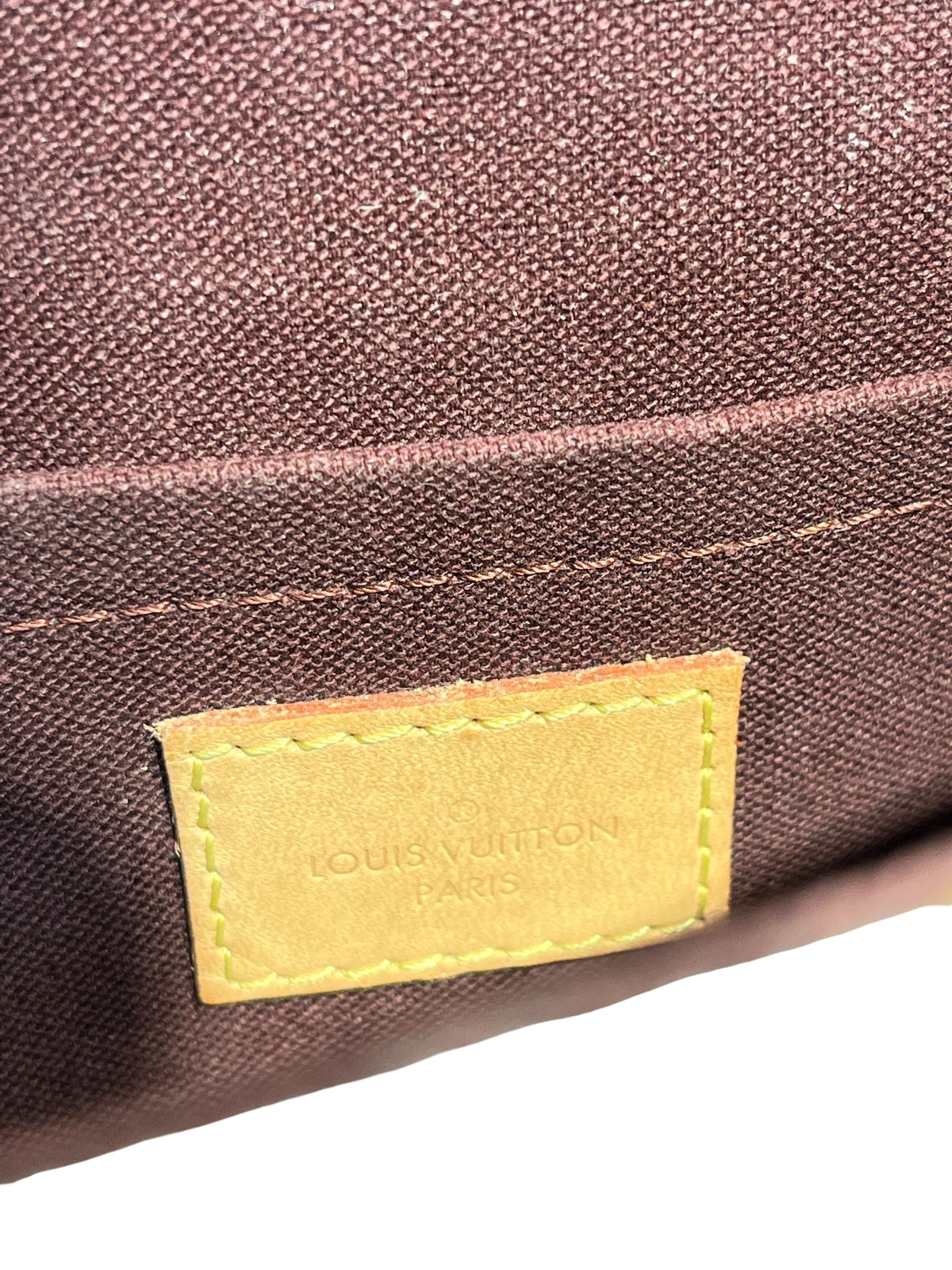 LOUIS VUITTON/Cross Body Bag/All Over Print/Leather/BRW/favorite MM view 7