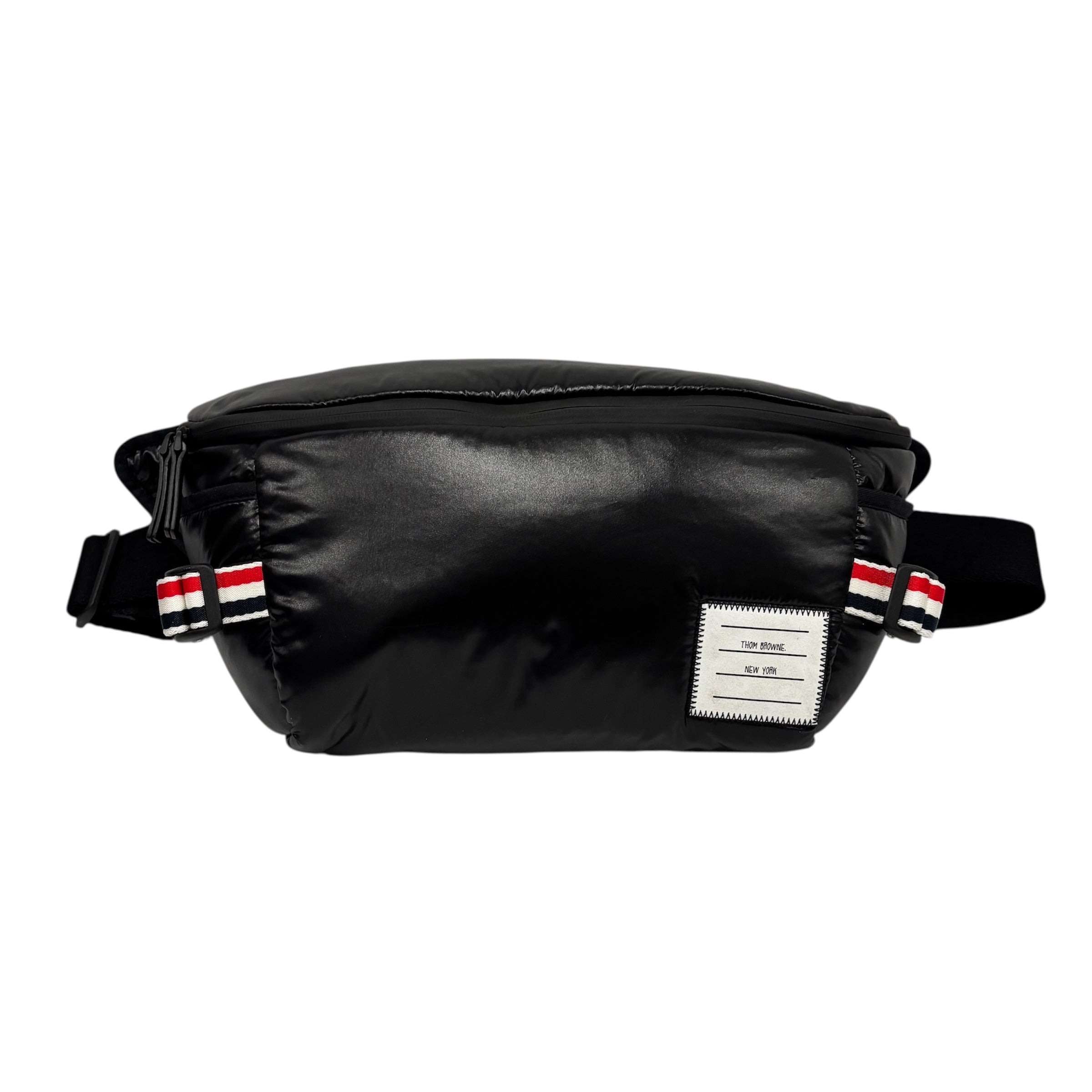 THOM BROWNE. NEW YORK/Cross Body Bag/Nylon/BLK/BUM BAG NYLON view 1