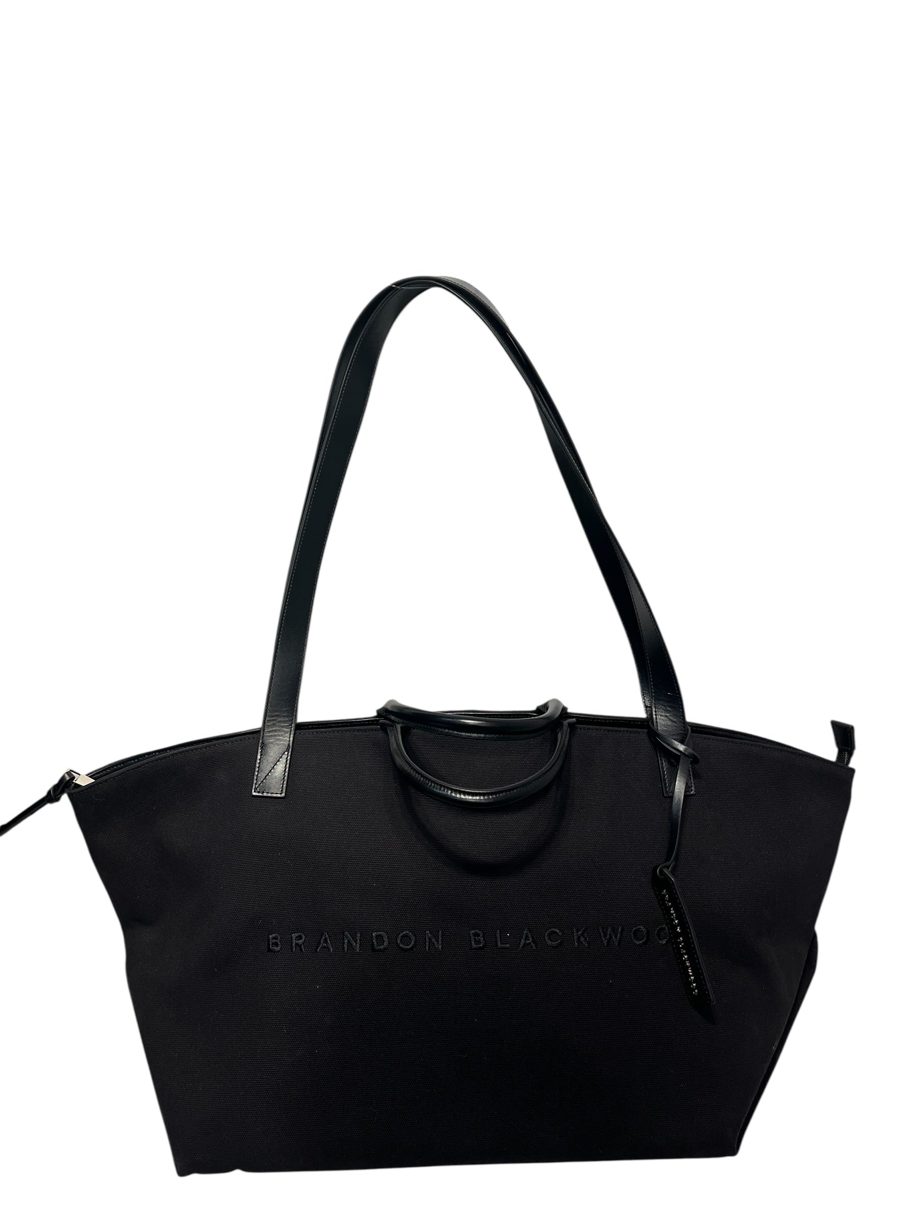 BRANDON BLACKWOOD/Tote Bag/Cotton/BLK/ view 1