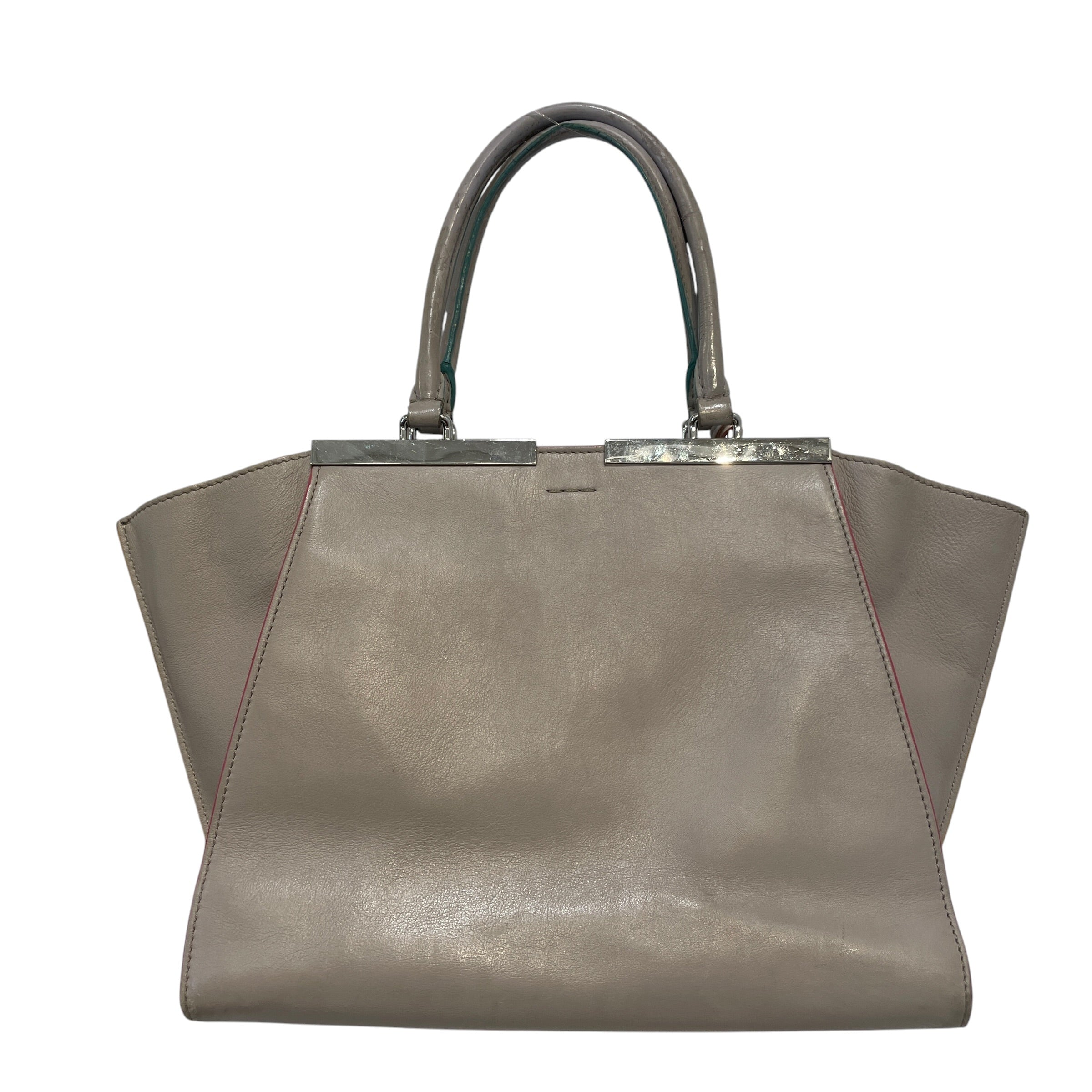 FENDI/Hand Bag/Leather/GRY/3Jours Light Grey Tote Bag view 2