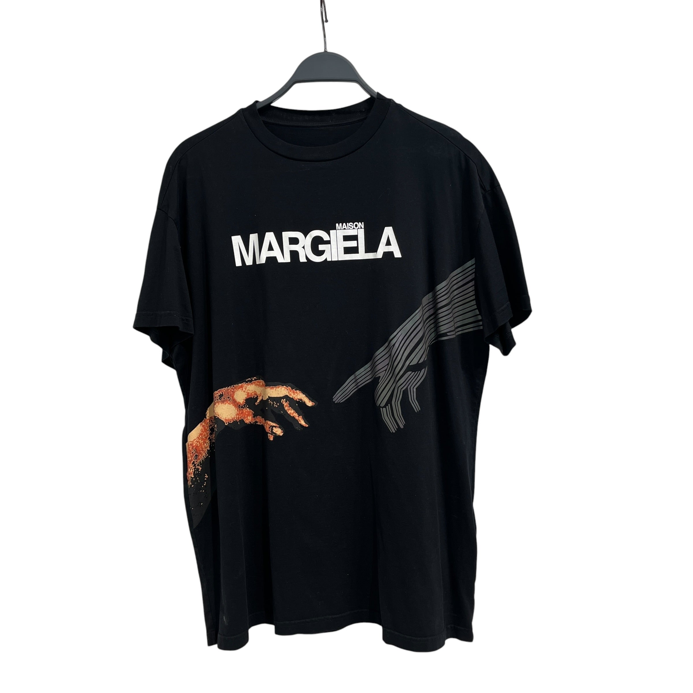 Maison Margiela/T-Shirt/40/Cotton/BLK/Animal Pattern/creation of adam view 1