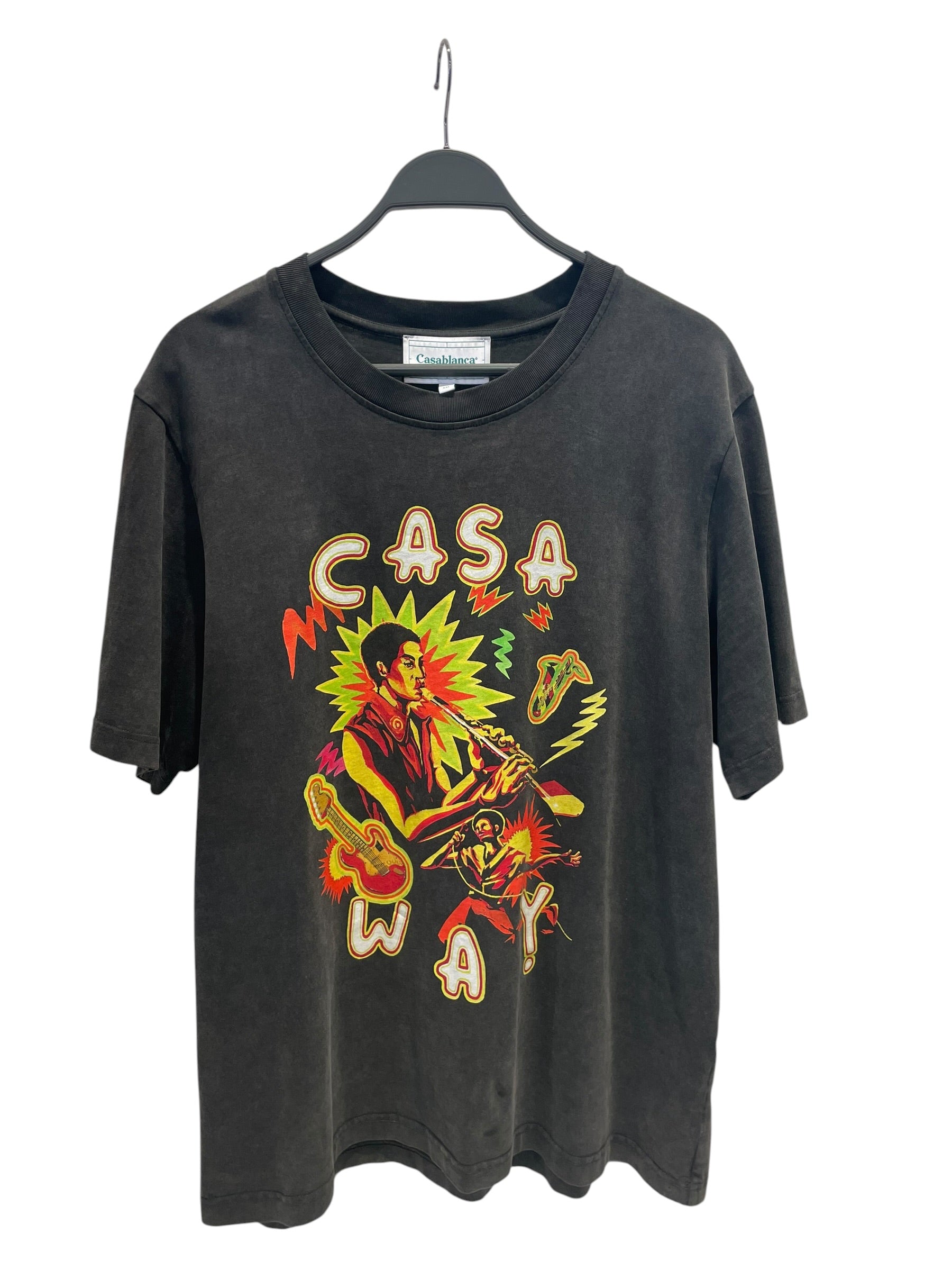 CASABLANCA/T-Shirt/XXL/Cotton/BLK/Casa Way Jazz view 1