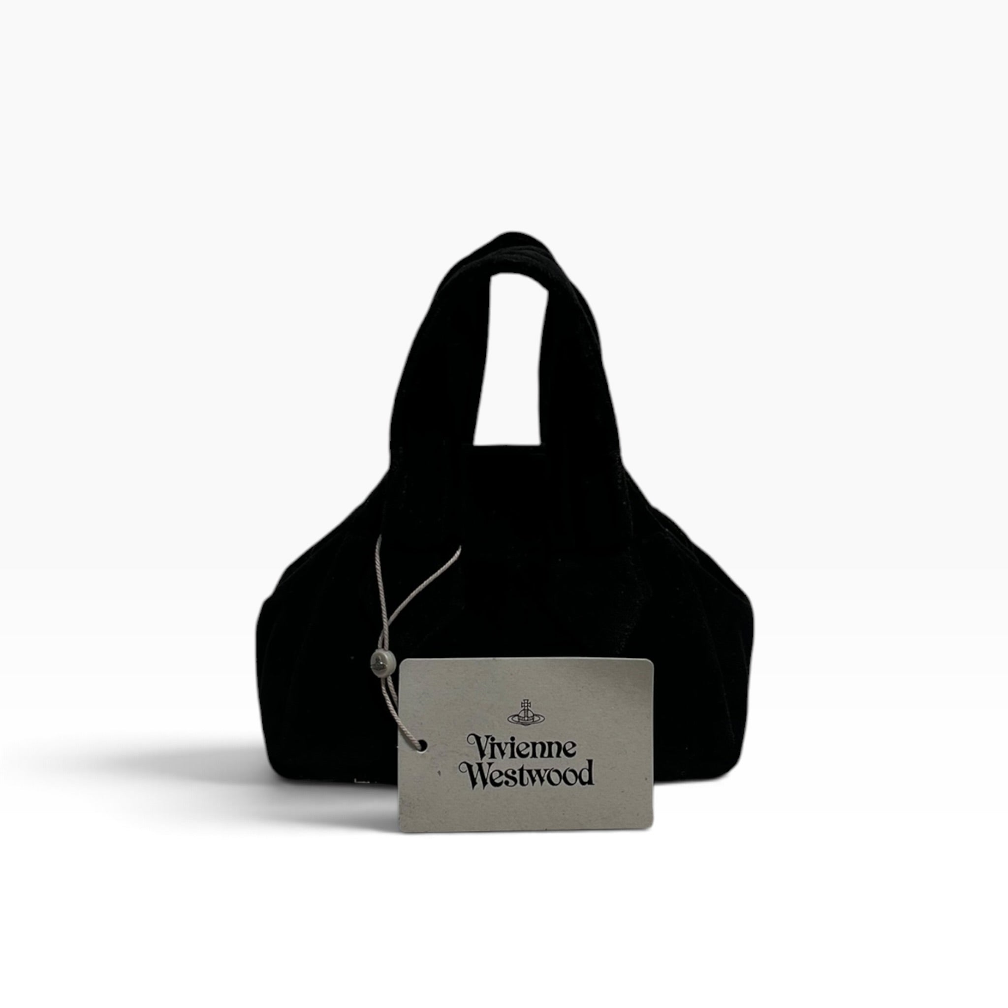 Vivienne Westwood/Hand Bag/Velour/BLK/Yasmine mini view 2