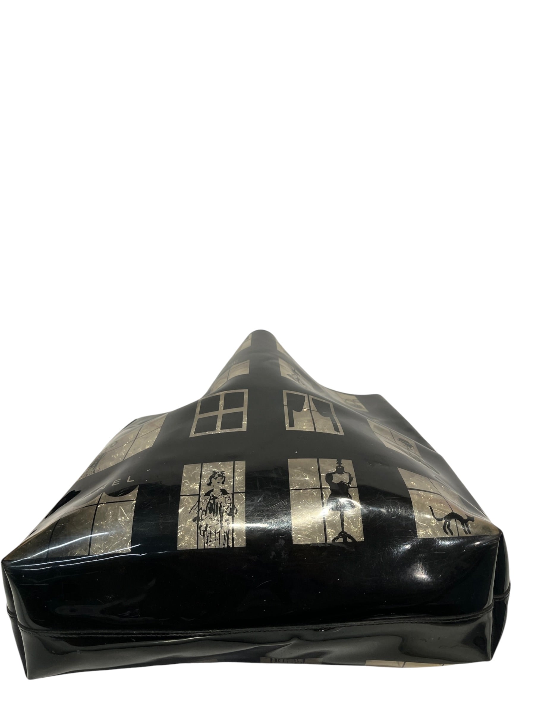 CHANEL/Tote Bag/BLK/COCO CHANEL WIDOWTOTE view 5