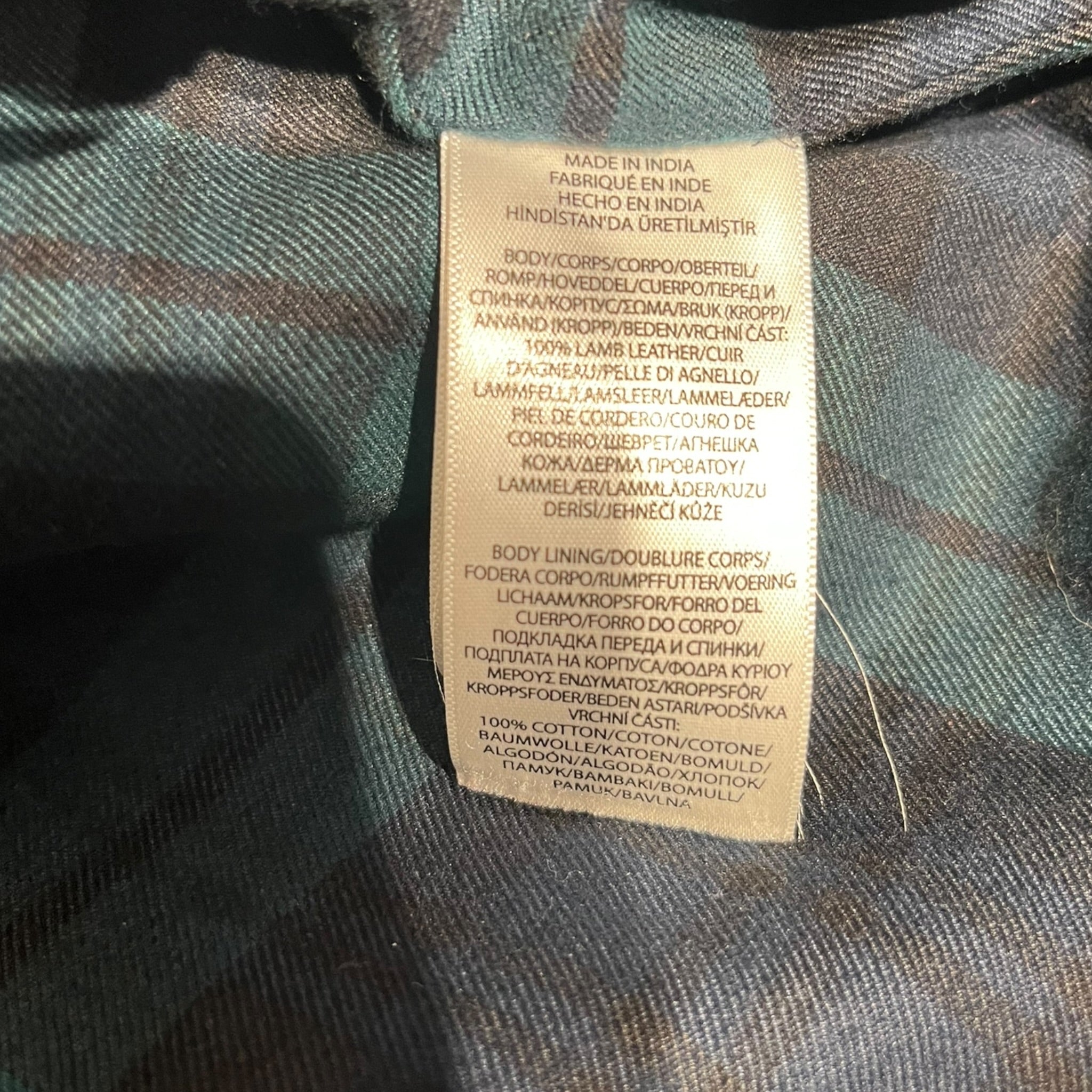 POLO RALPH LAUREN/Leather Jkt/XL/Leather/BLK/Black Horse Lambskin view 4