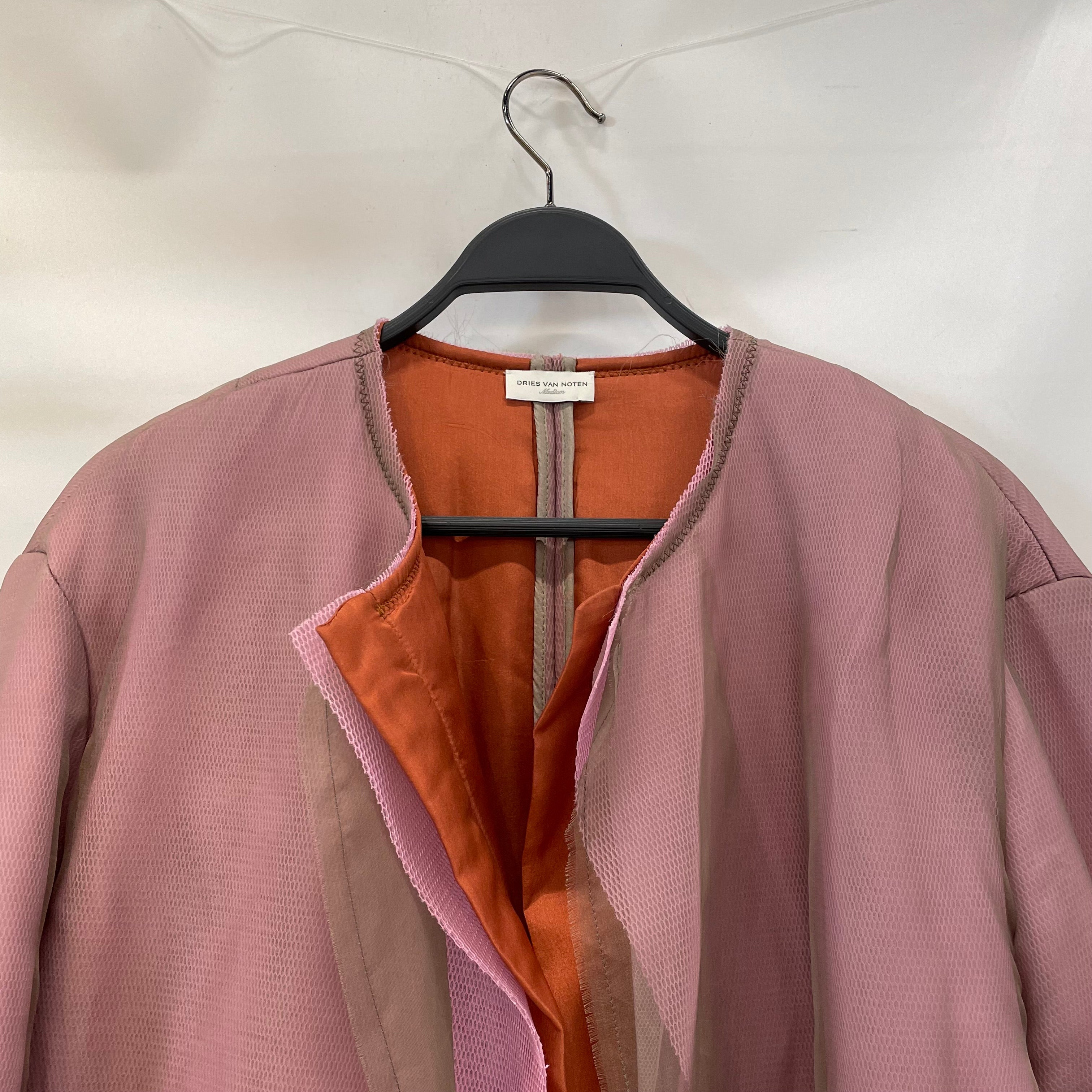 DRIES VAN NOTEN/Jacket/M/Iridescent/Silk/PPL/4 Layer Drop Shoulder view 10