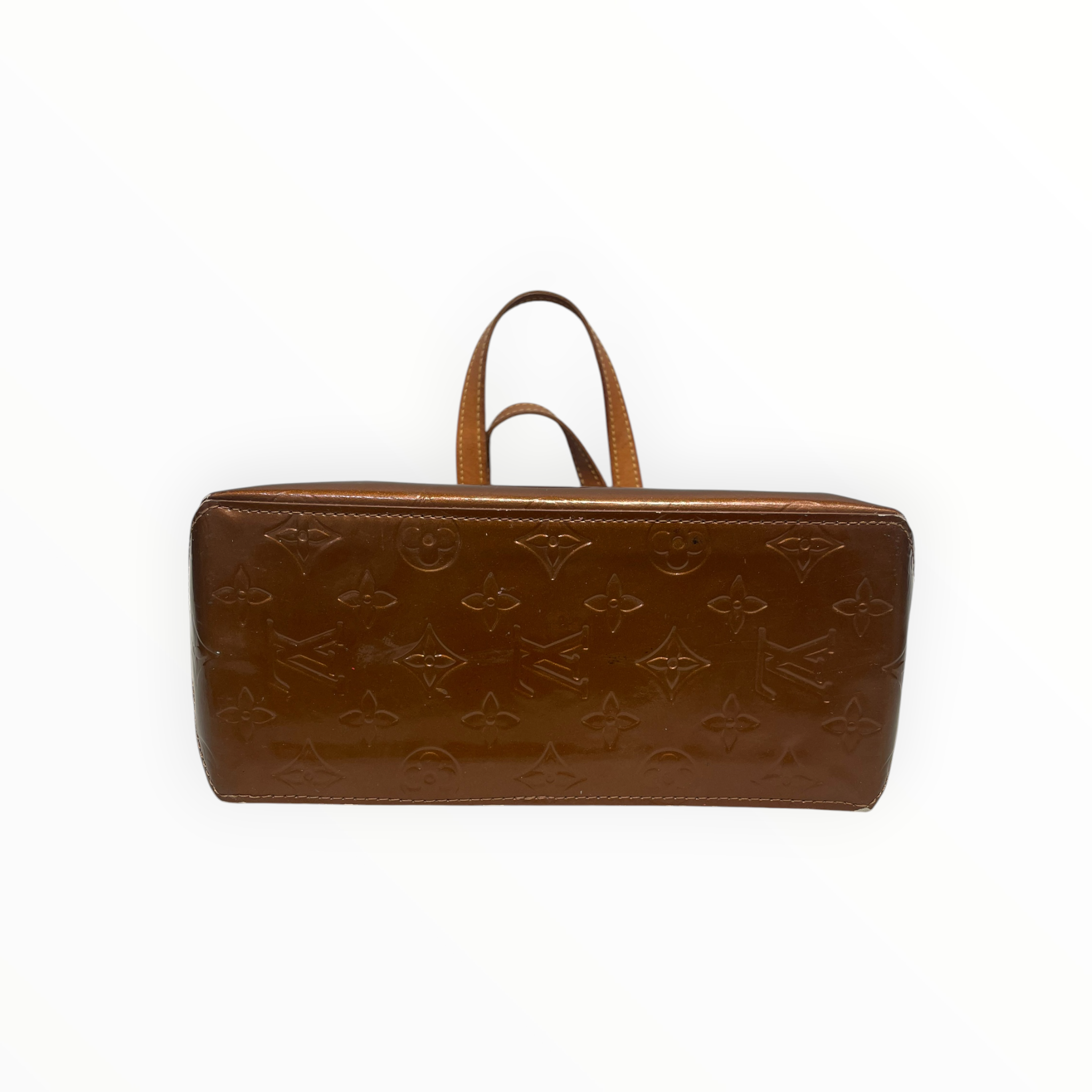 LOUIS VUITTON/Bag/Monogram/BRW/crackled handle view 3