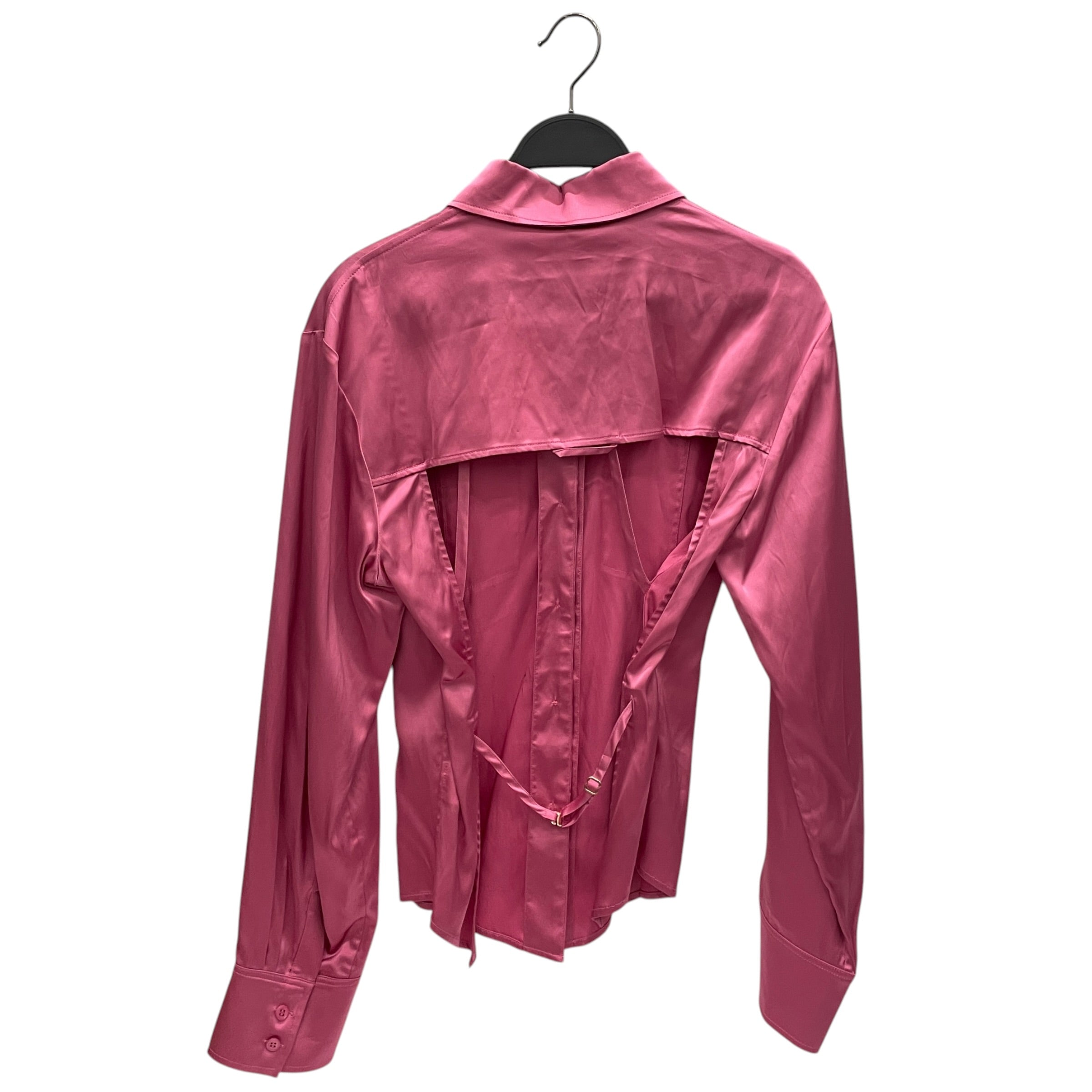 JACQUEMUS/Blouse/34/Silk/PNK/La Chemise Mentalo view 2