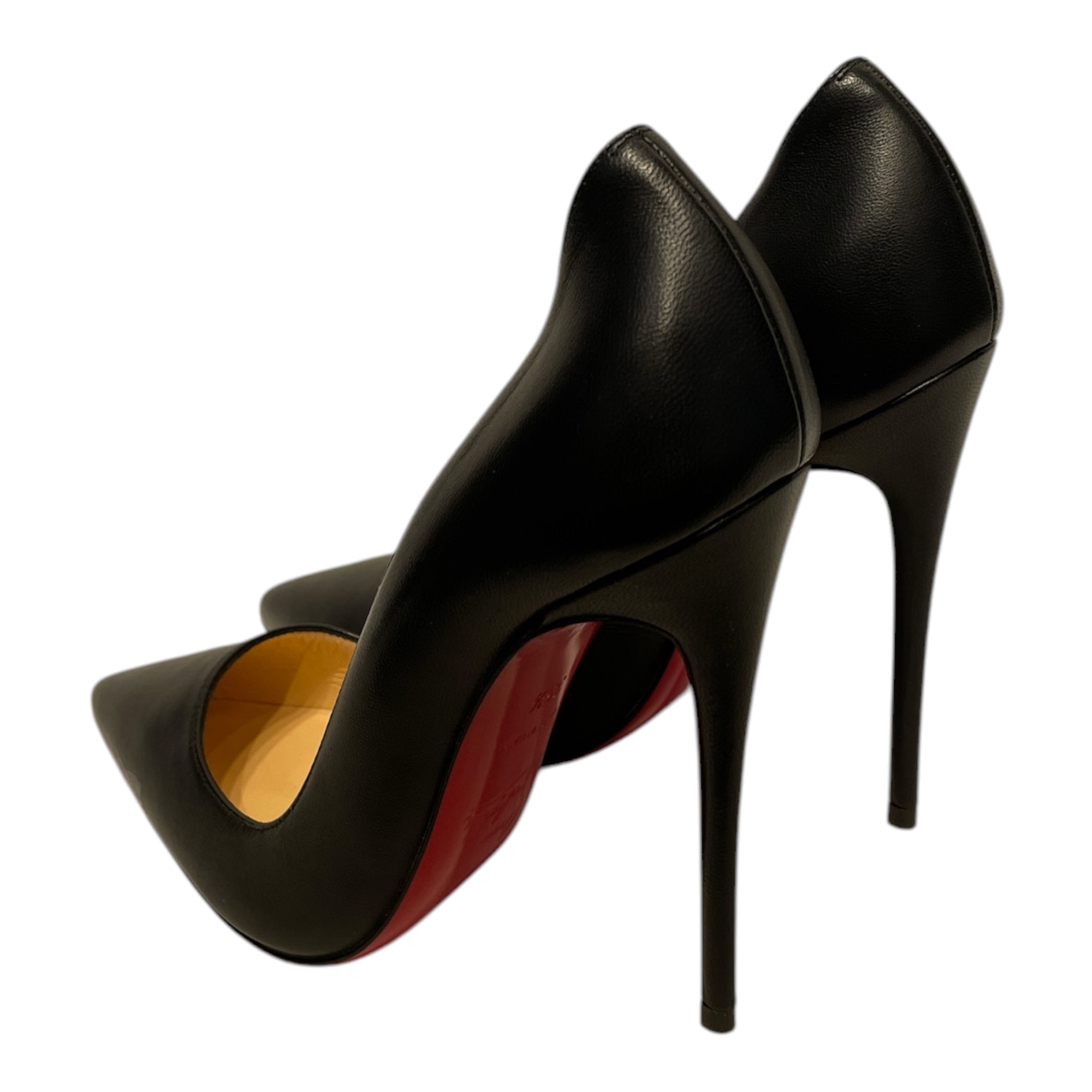 Christian Louboutin/Heels/EU 35.5/Leather/BLK/PIGALLE/RED BOTTOMS view 2