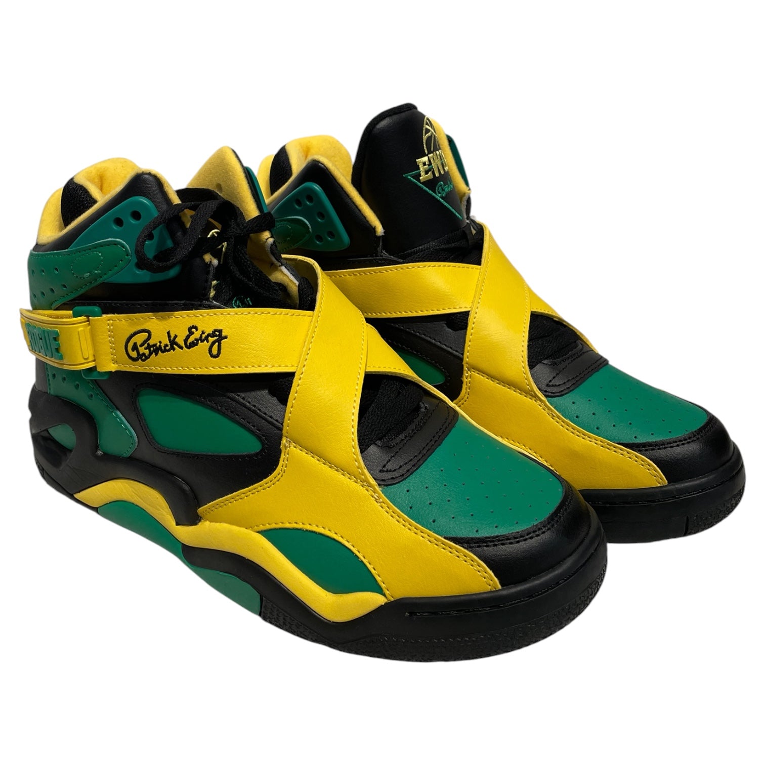 Patrick Ewing/Hi-Sneakers/US 10.5/Leather/GRN/ROGUE view 1