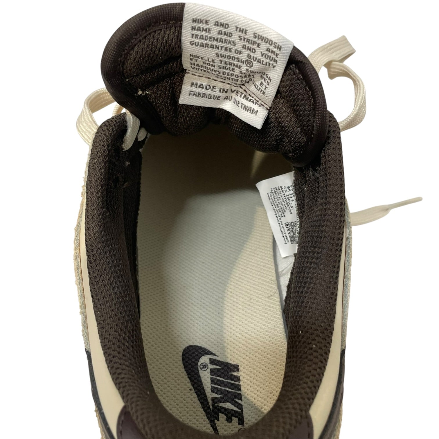 NIKE/DUNK LOW RETRO PRM/Low-Sneakers/US 8/Animal Pattern/Leather/BEG/Straight Tip/DH7913-200 view 3