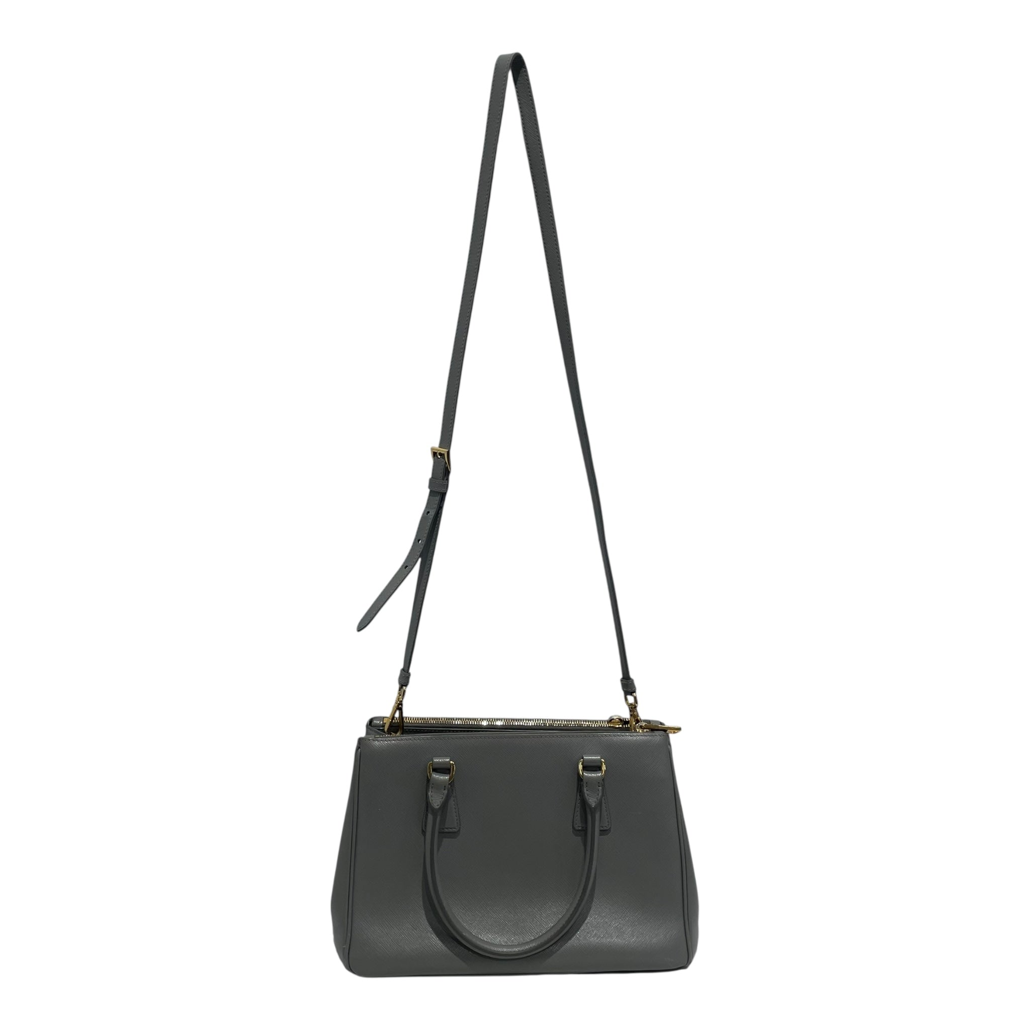 PRADA/Bag/Leather/GRY/Saffiano Galleria view 2