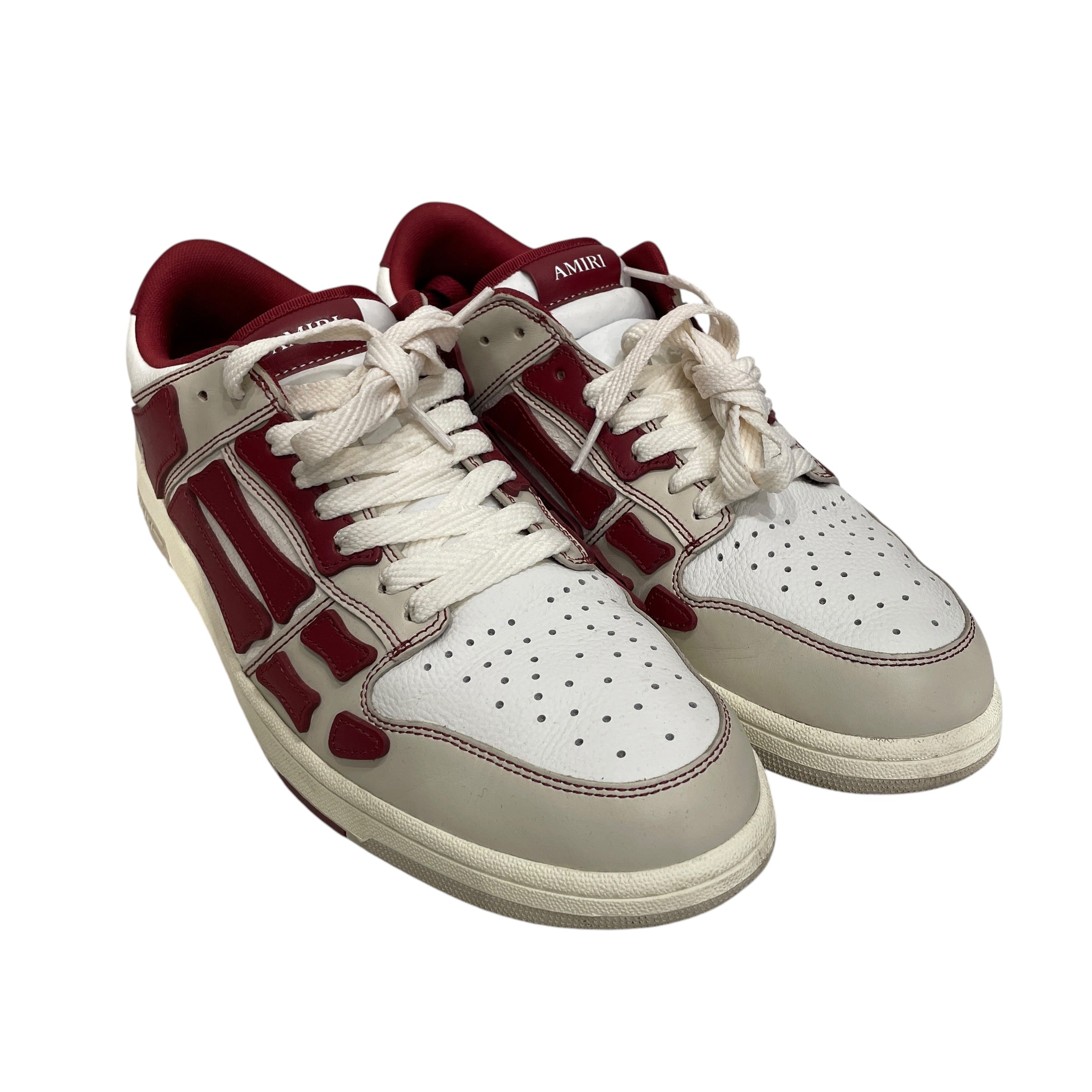 AMIRI/Low-Sneakers/US 14/Leather/BRD/VARISTY SKUL LOW view 1