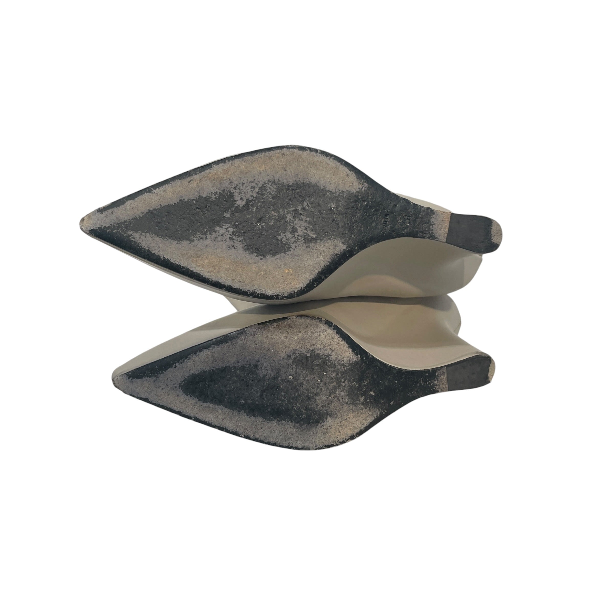 GIVENCHY/Booties/EU 38.5/Leather/IVR/G Lock Wedge Boot view 5