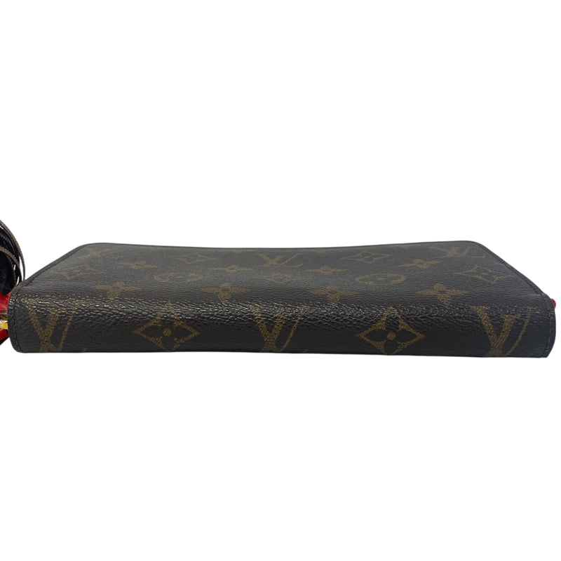 LOUIS VUITTON/Long Wallet/Monogram/Leather/BRW/