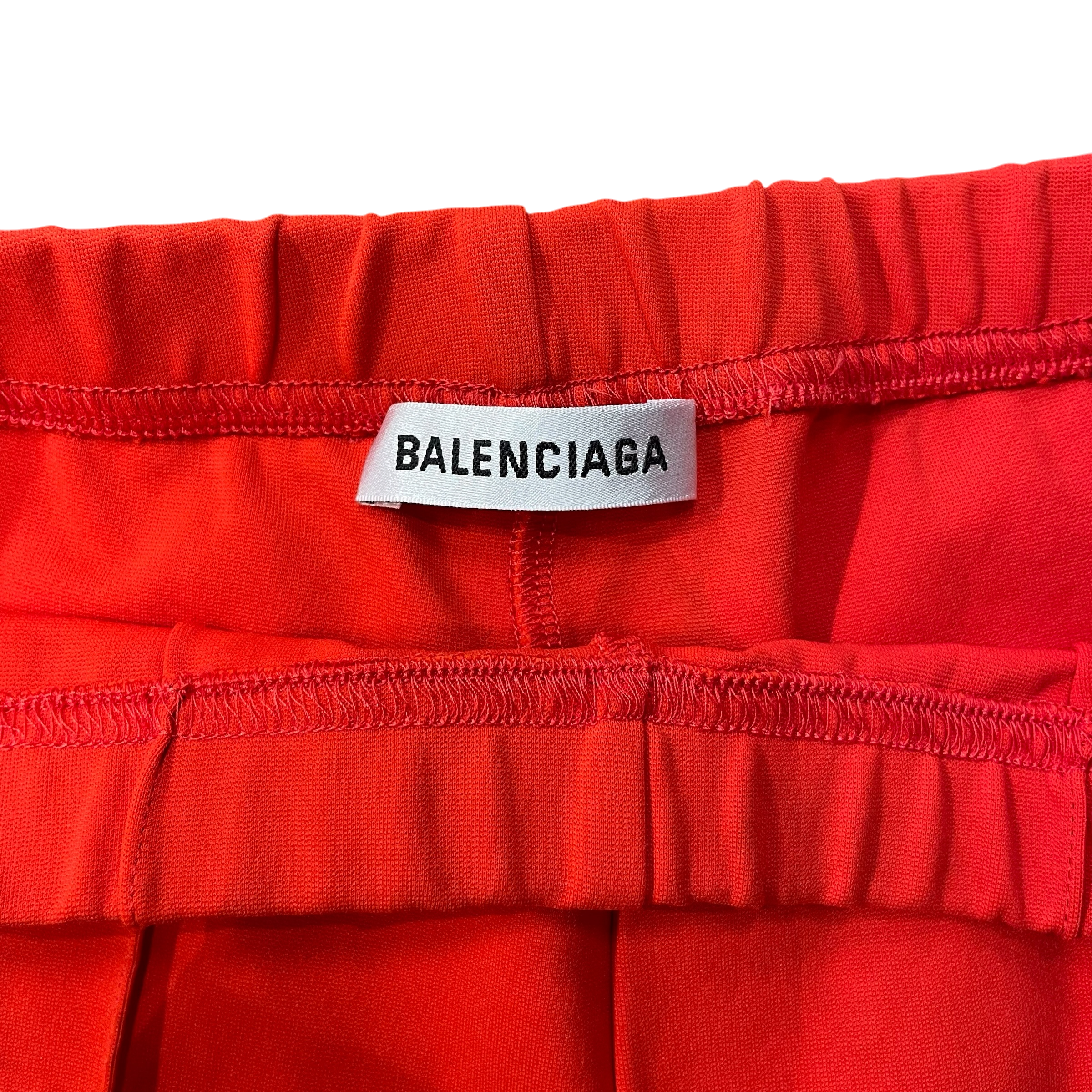 BALENCIAGA/Skinny Pants/42/Polyester/RED/2020 FOOT STRAP STRETCH PANT view 3