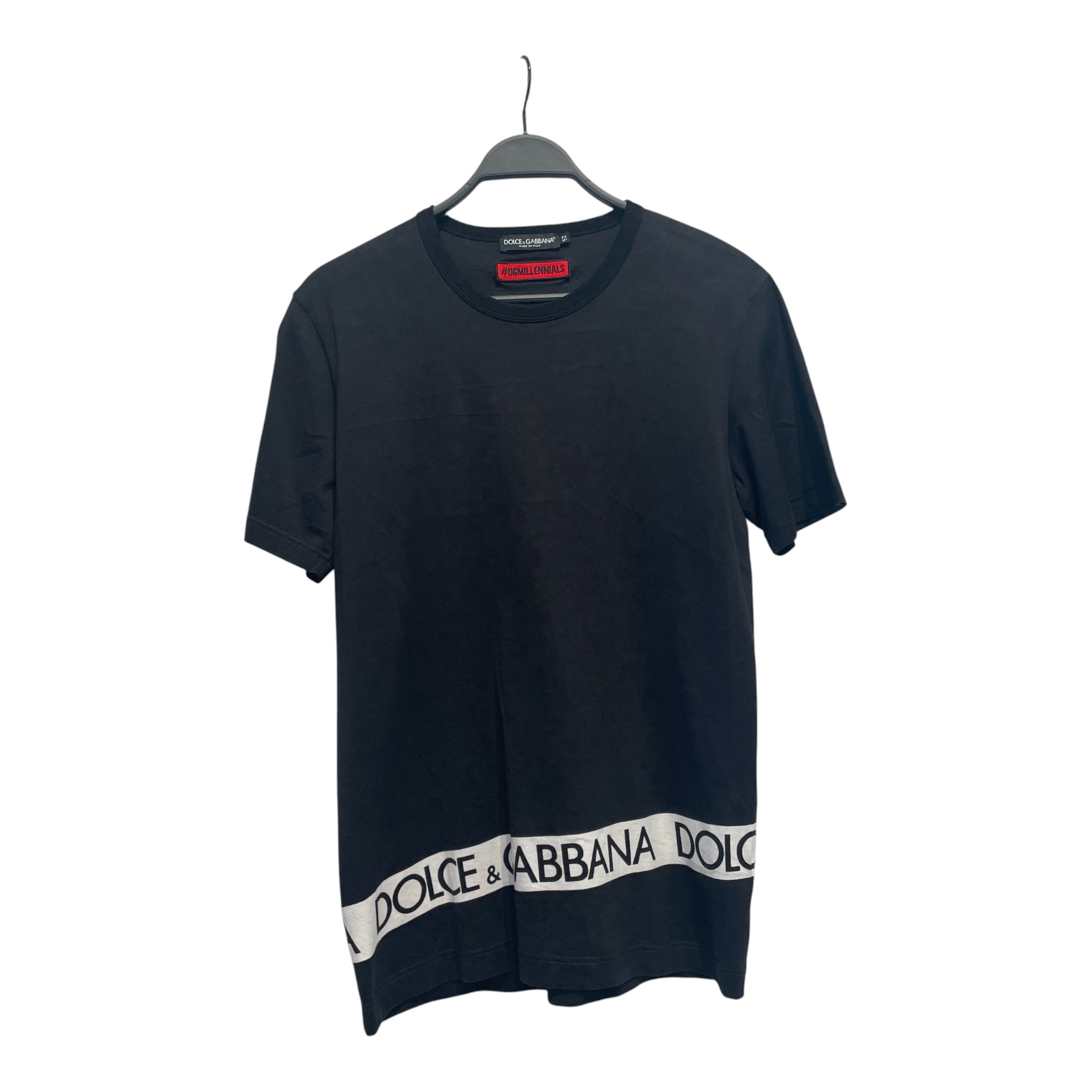 DOLCE&GABBANA/T-Shirt/52/Cotton/BLK/Graphic/#DGMILLENNIAS view 1