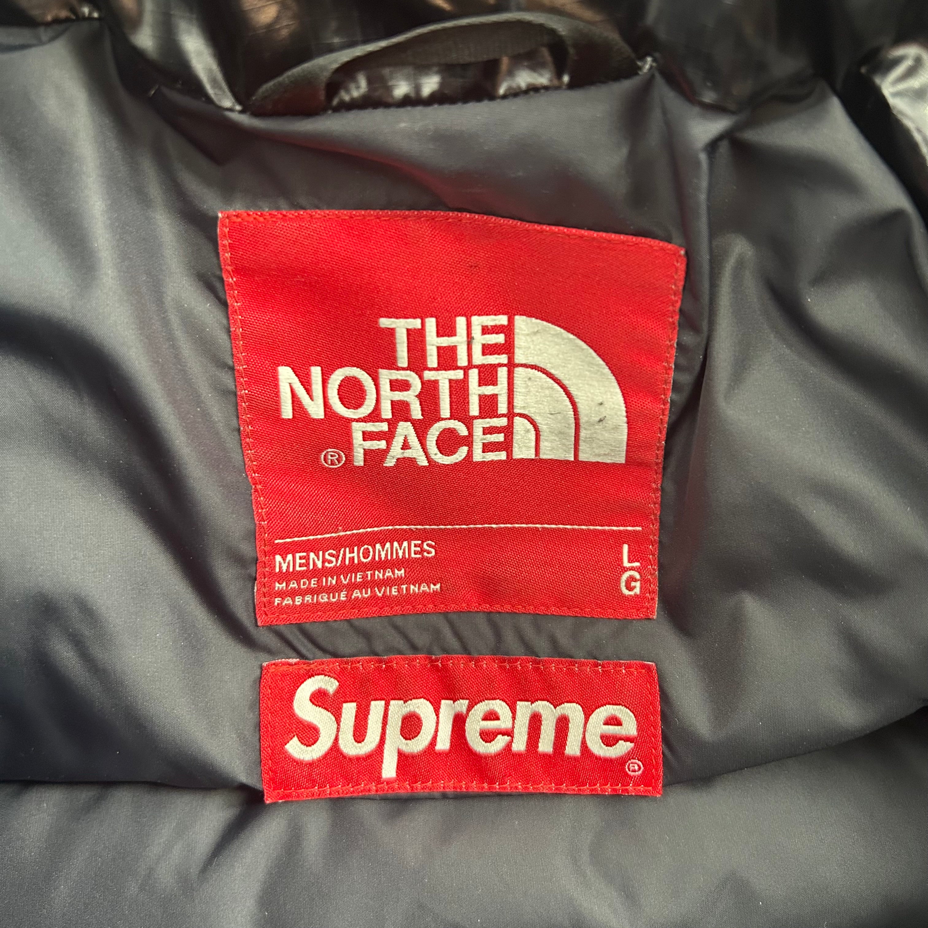 Supreme/THE NORTH FACE/Puffer Jkt/L/Nylon/BLK/SHINY PUFFER view 3