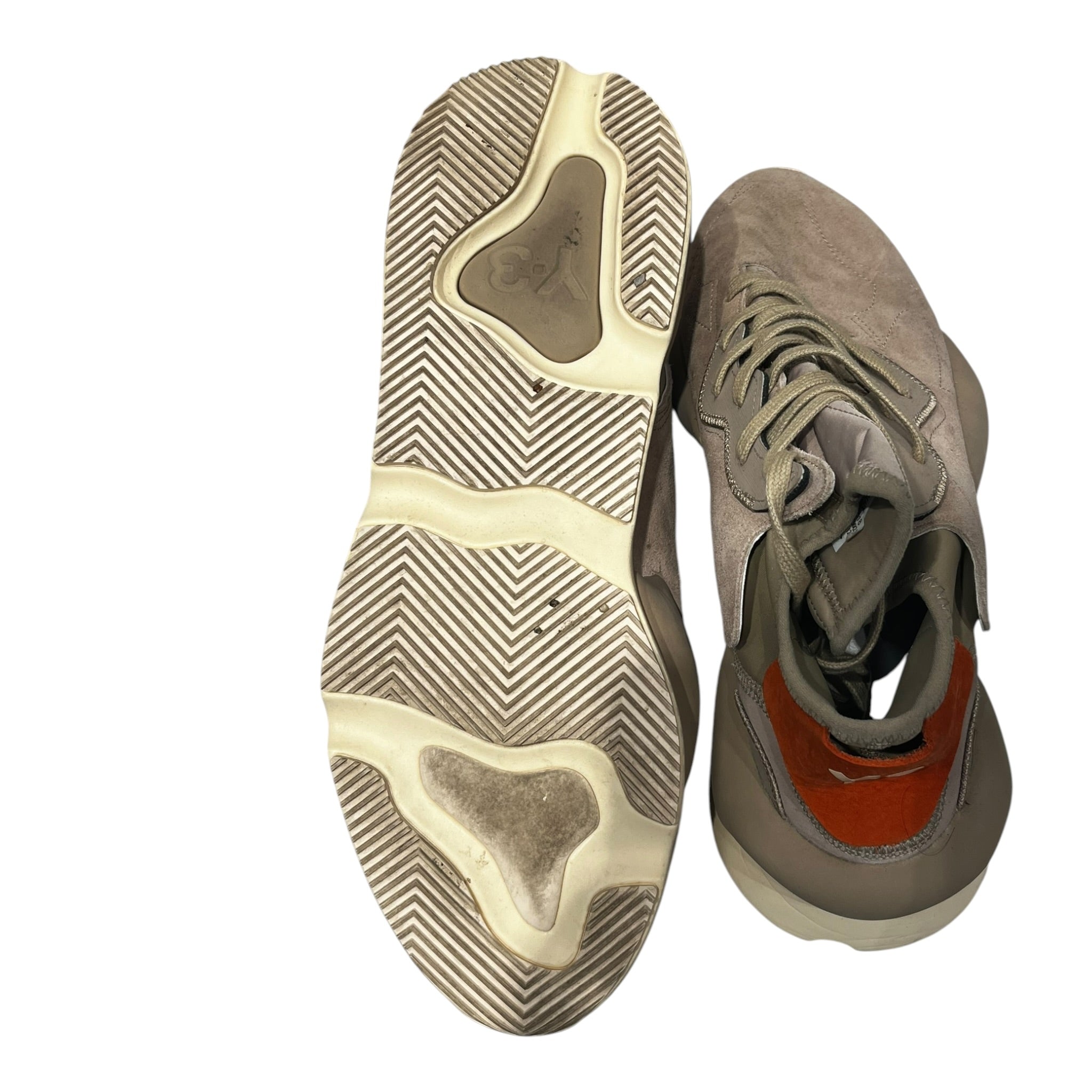 Y-3/Hi-Sneakers/US 12/Suede/KHK/Kaiwa Trace ART FX0908 view 4