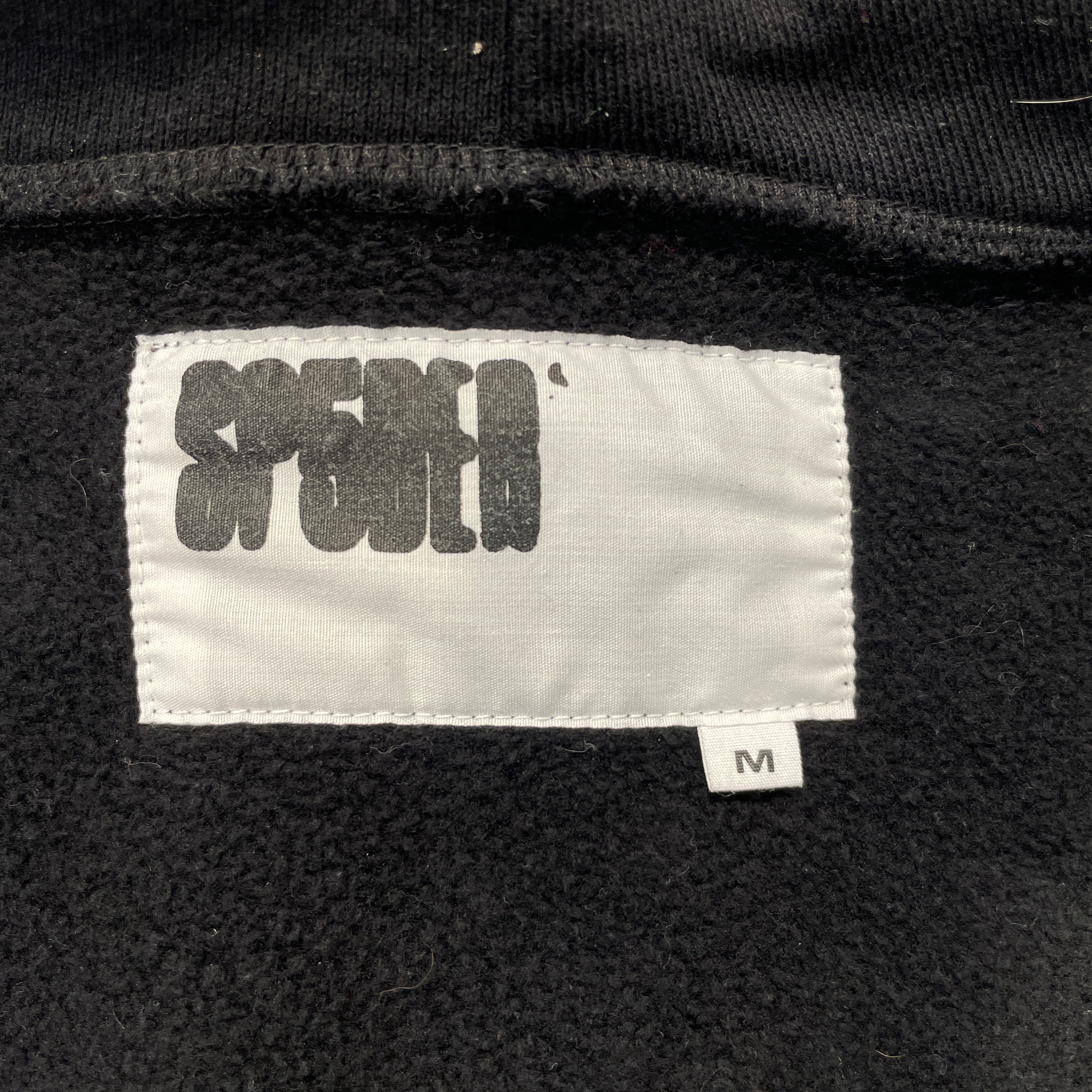 Sp5der/Zip Up Hoodie/M/Cotton/BLK/Black sp5der zip up hoodie view 4