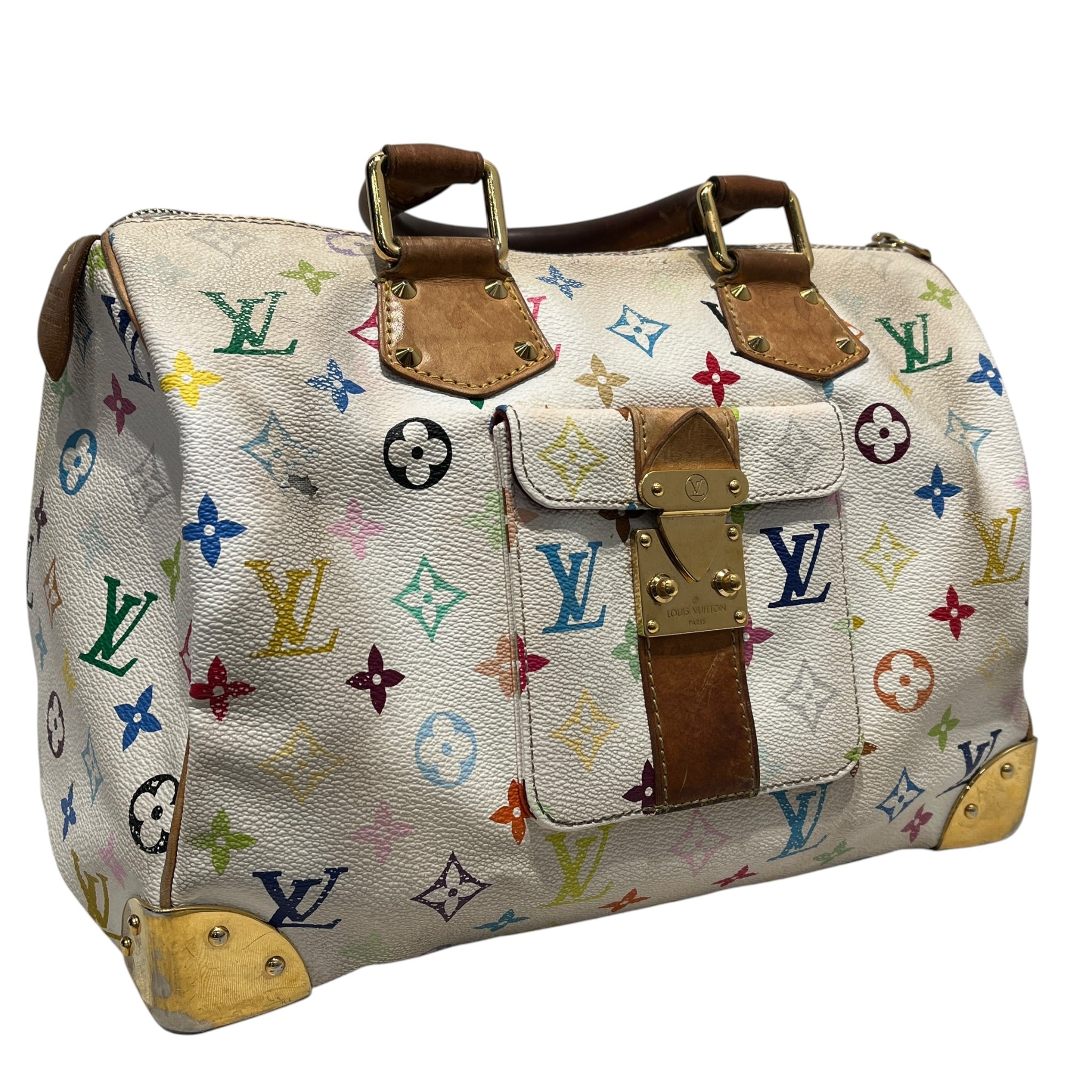 LOUIS VUITTON/Hand Bag/Monogram/MLT/TAKASHI MURAKAMI view 6