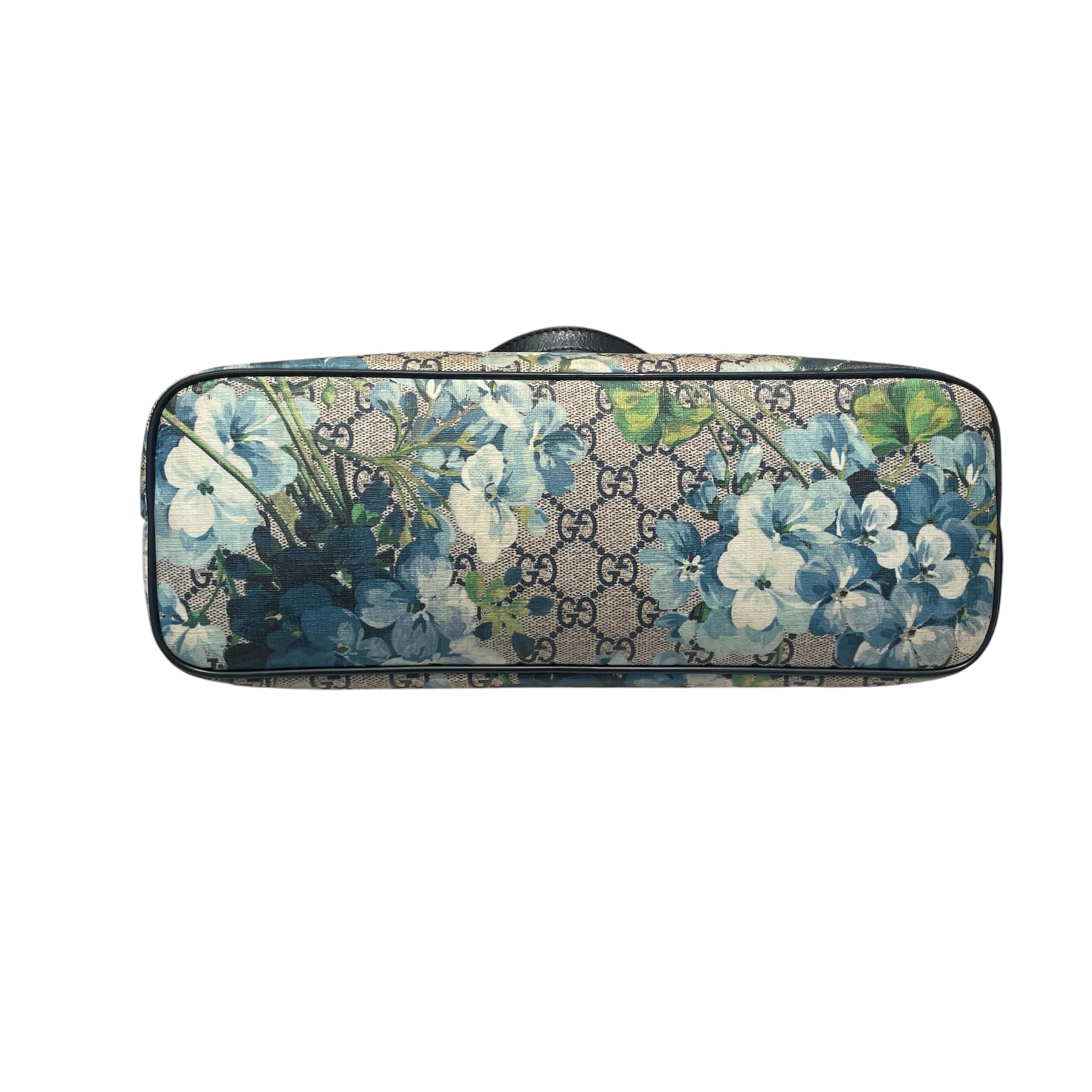 GUCCI/Bag/Monogram/Leather/BLU/GG blooms small tote view 3