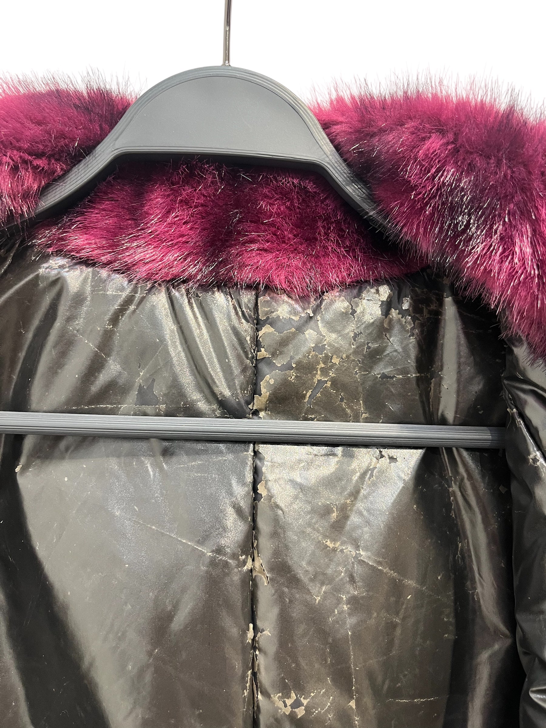 CUSTO BARCELONA/Jacket/Stripe/Fake Fur/PPL/ZIP UP BROWN ANYTIME view 3