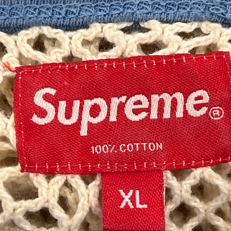 Supreme/PLAYBOY/T-Shirt/XL/Cotton/BEG/STRING TOP LIGHT BLU