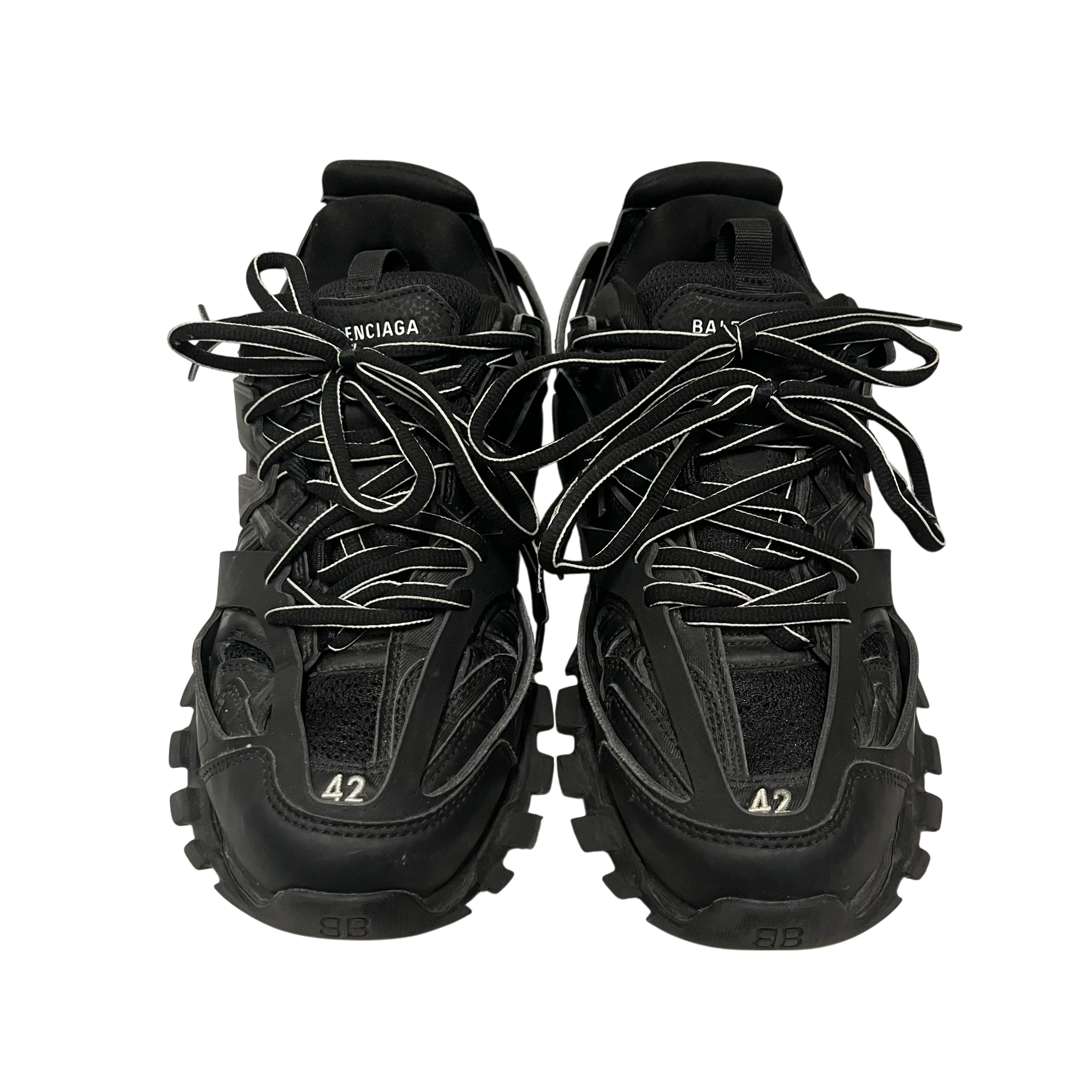 BALENCIAGA/Low-Sneakers/US 9/Leather/BLK/track view 4