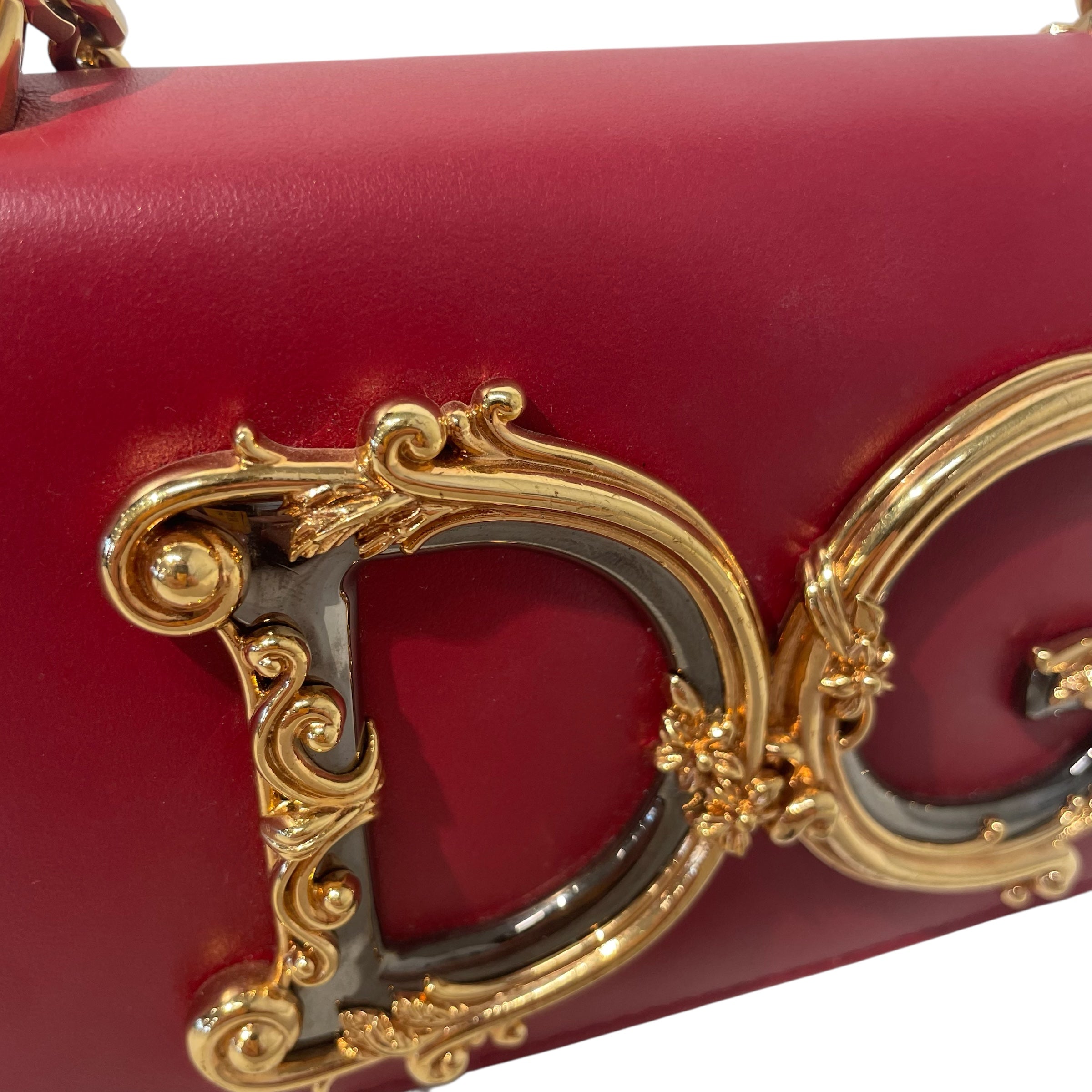 DOLCE&GABBANA/Cross Body Bag/Leather/RED/ view 6