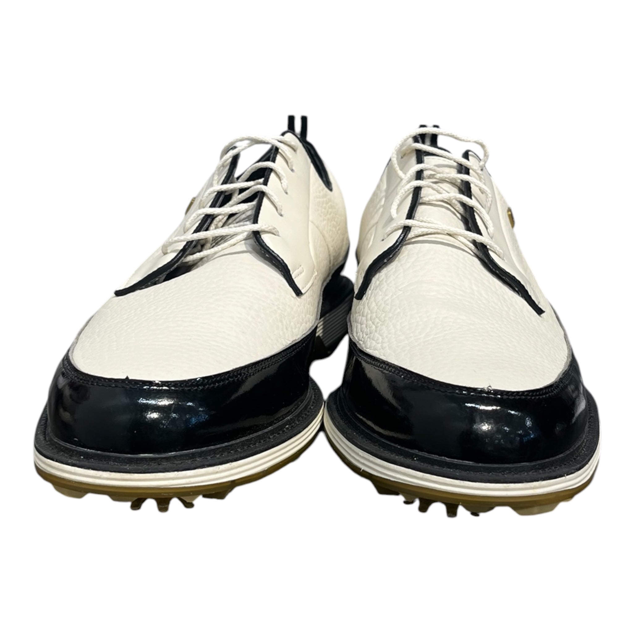 AIME LEON DORE/FOOTJOY(FJ)/Low-Sneakers/US 11.5/Leather/WHT/BLACK ACCENTS GOLD TIP LACE view 2