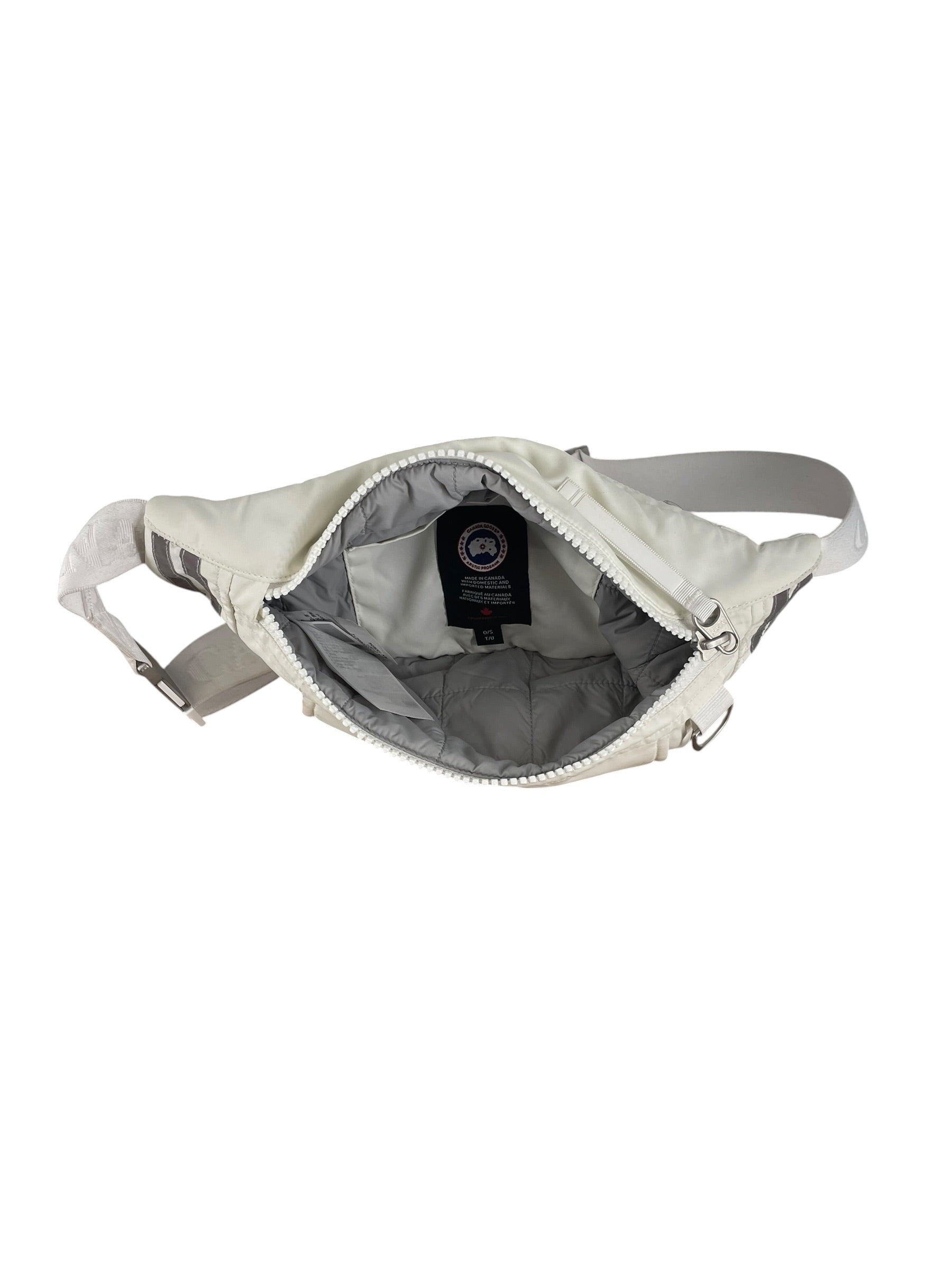 CANADA GOOSE/Fanny Pack/Nylon/WHT/WAIST BAG/ white on white view 6