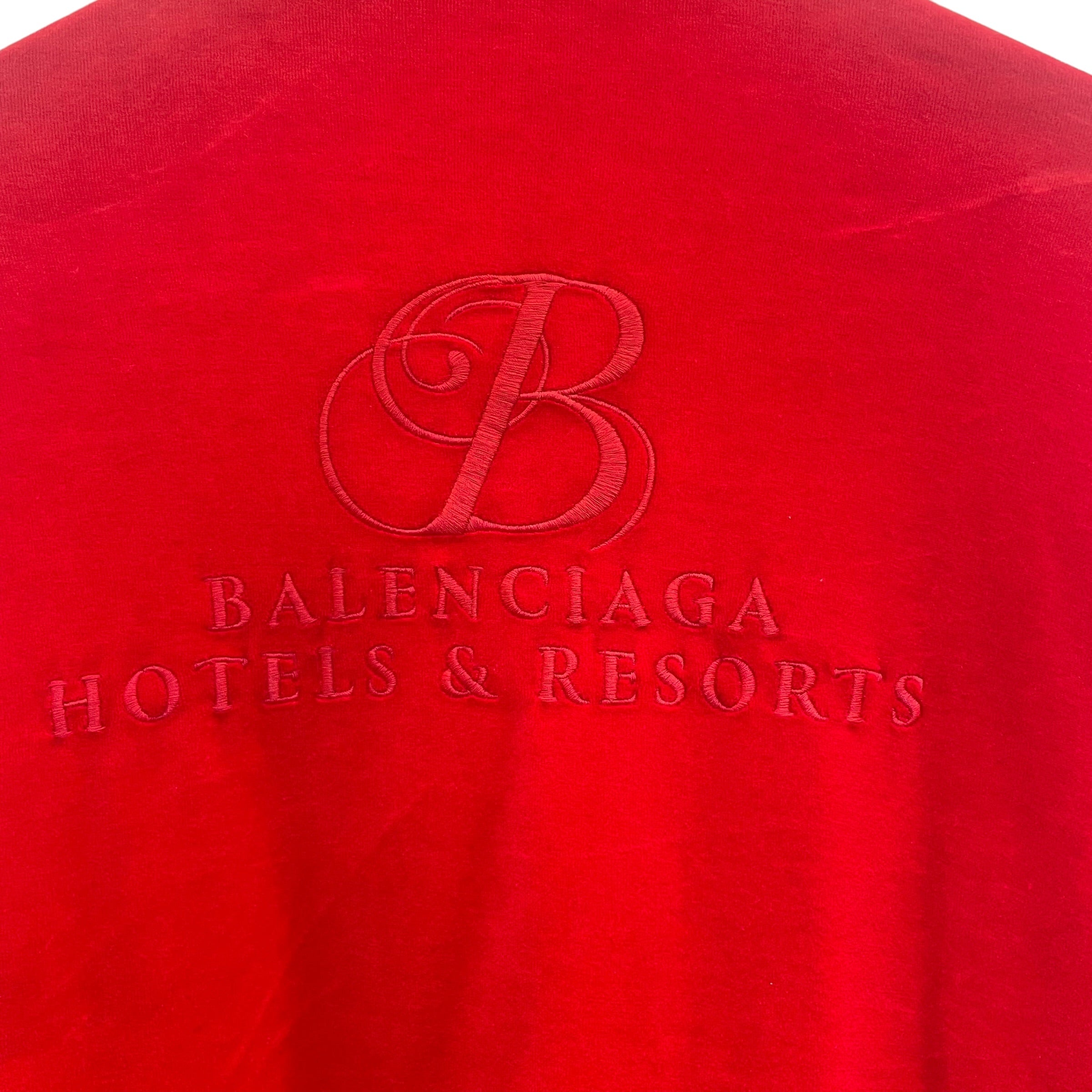 BALENCIAGA/Jacket/XS/Cotton/RED/hotels & resorts back view 4