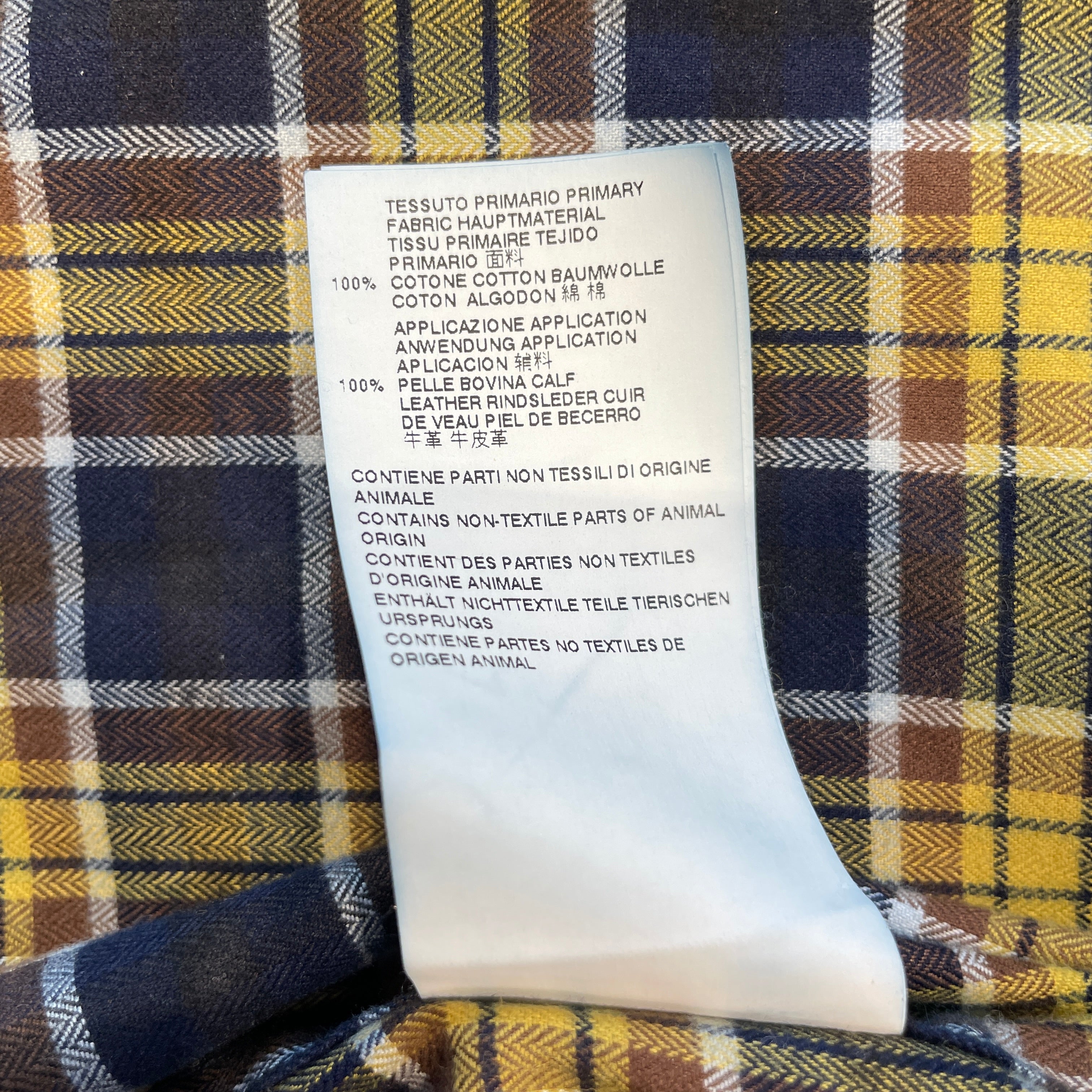 DSQUARED2/Flannel Shirt/38/Cotton/MLT/Plaid/elbow patch, neck tie flannel view 5