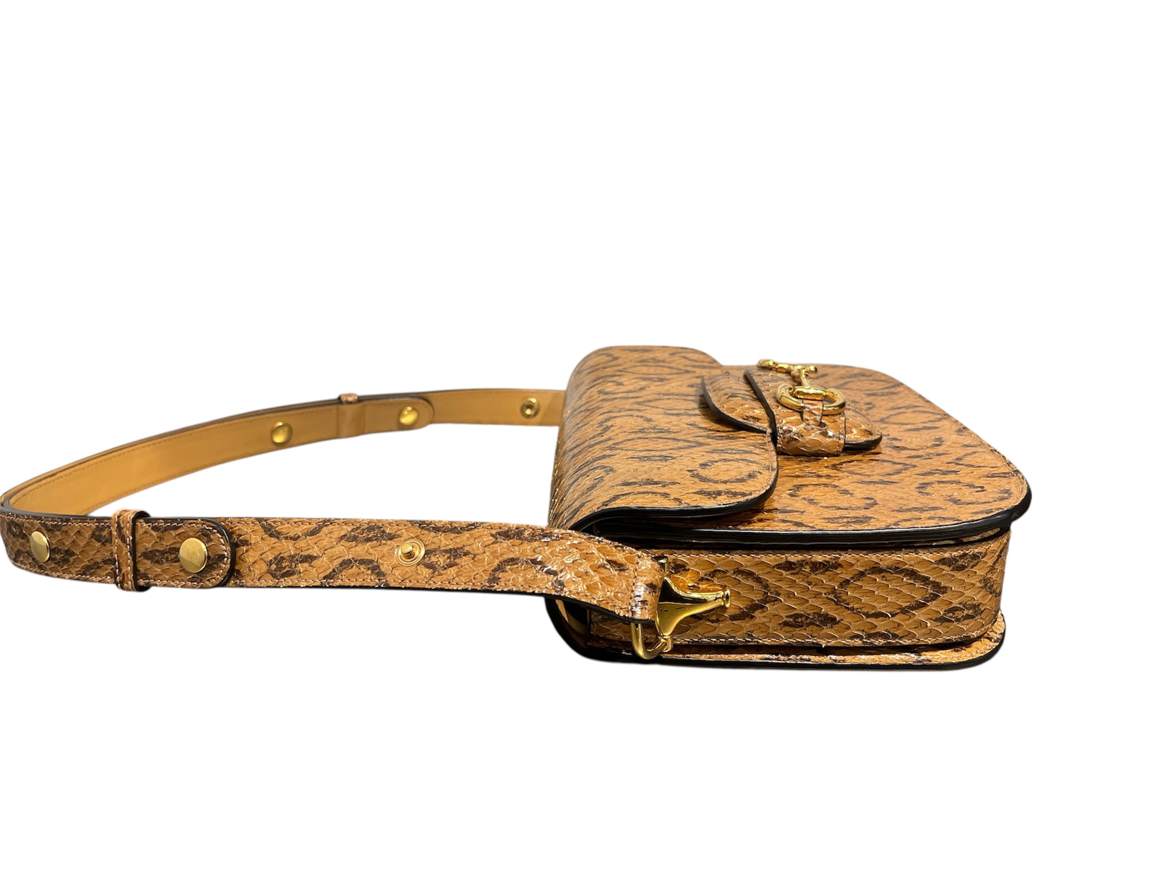 GUCCI/Bag/Animal Pattern/Leather/CML/602204 1955 SNAKE HORSEBIT view 2