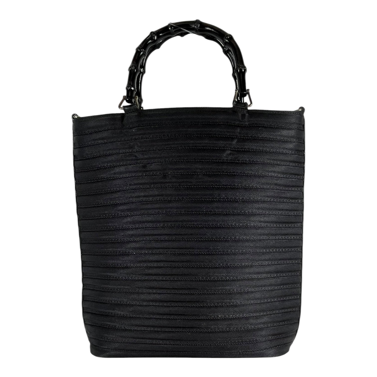GUCCI/Bag/Nylon/BLK/1998 BAMBOO BAG view 2
