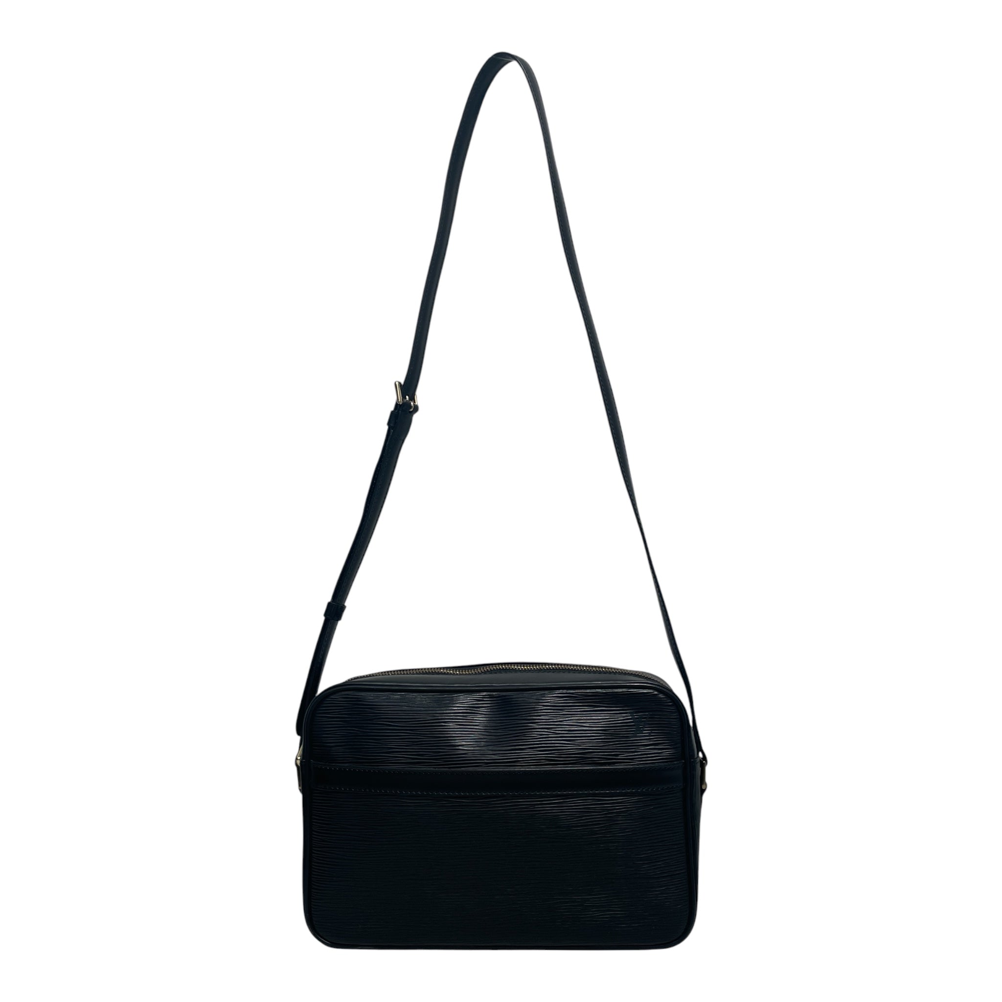 LOUIS VUITTON/Cross Body Bag/Leather/BLK/EPI TROCADERO CROSSBODY view 1